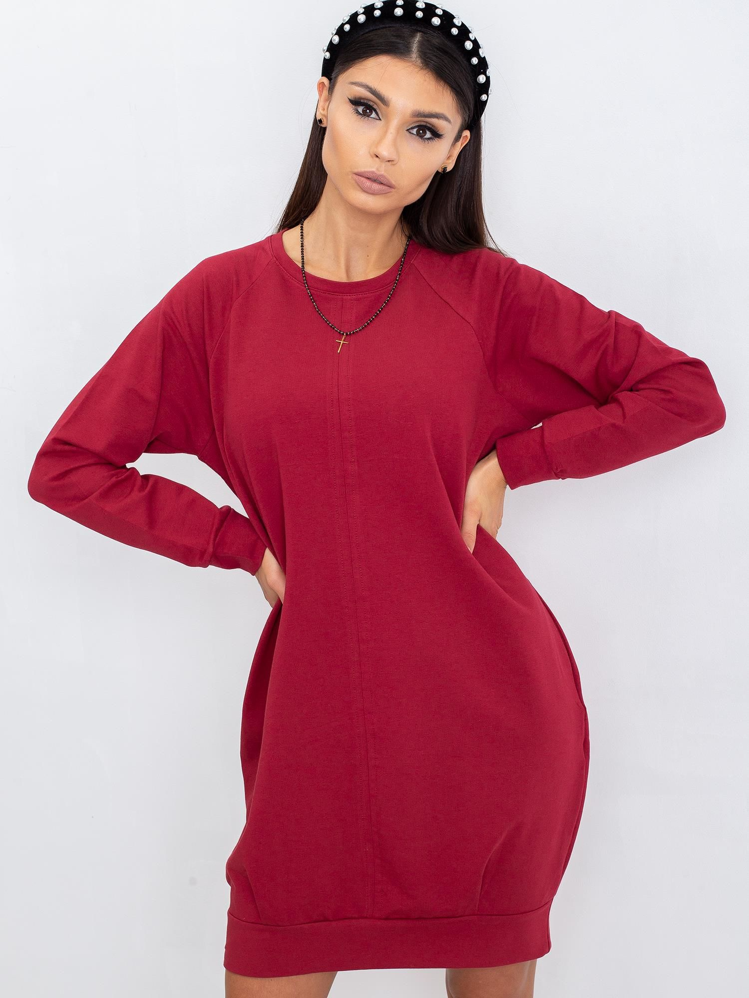 Dress-RV-TU-5184.93P-burgundy