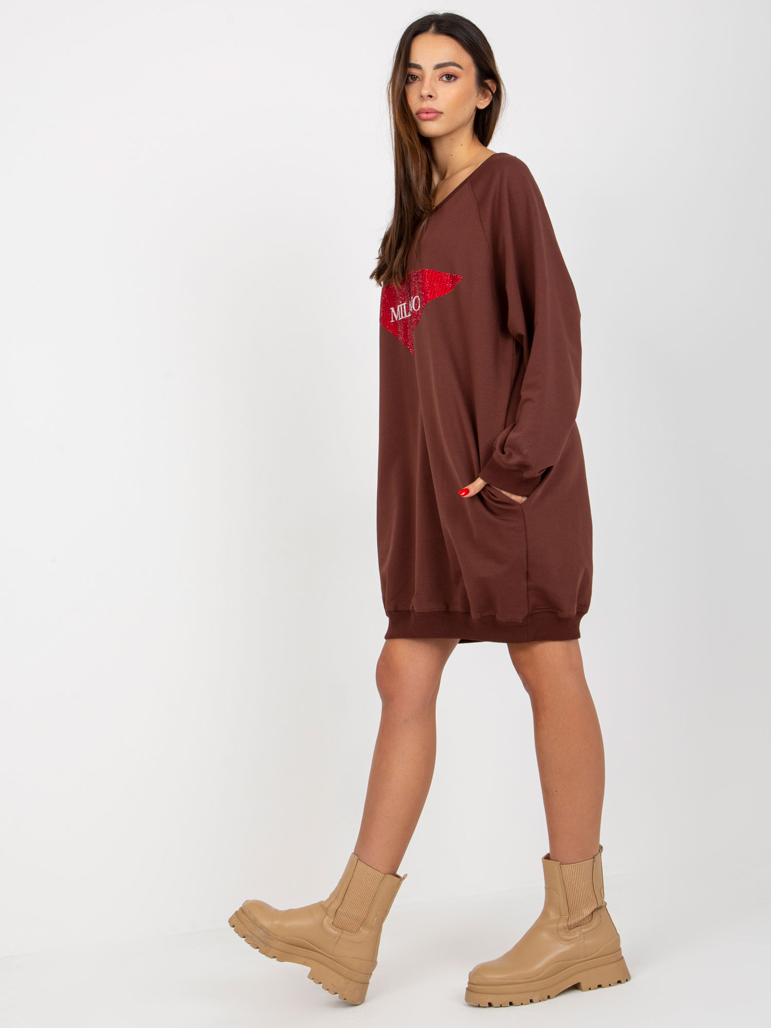 Sweatshirt-VI-BL-3113.73P-dark brown