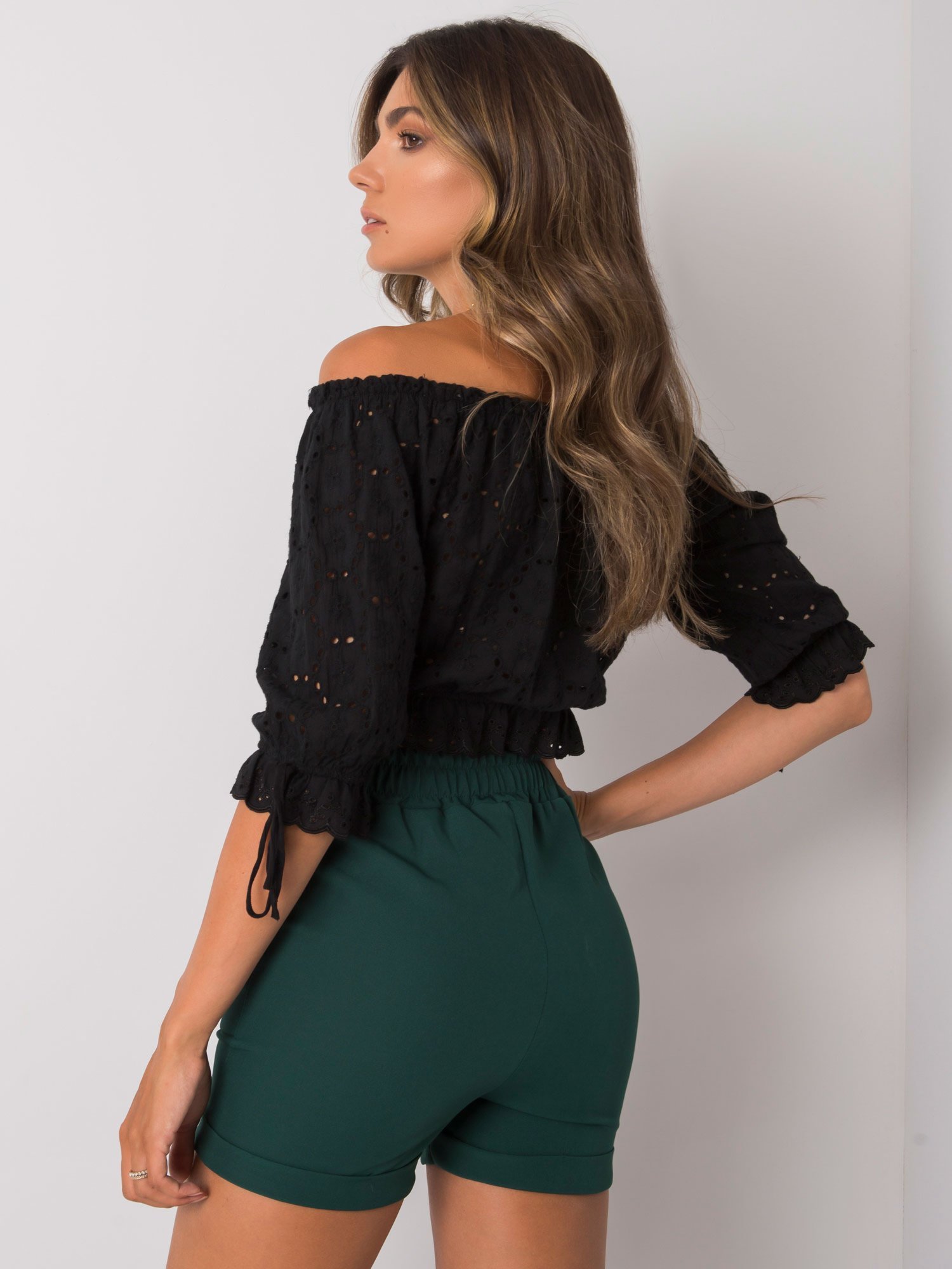 Shorts-DHJ-SN-13260.38P-dark green