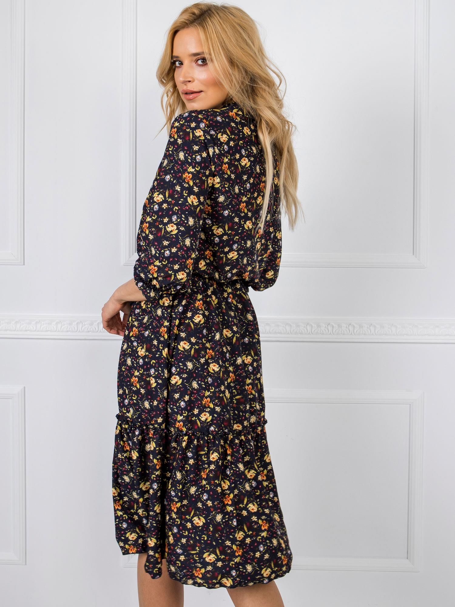 Dress-LK-SK-507495.31P-navy blue