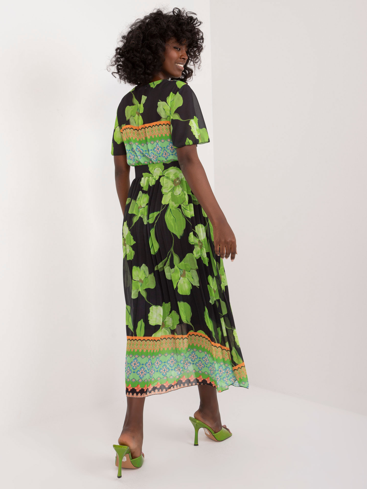 Dress-DHJ-SK-11331-5.19-black-green