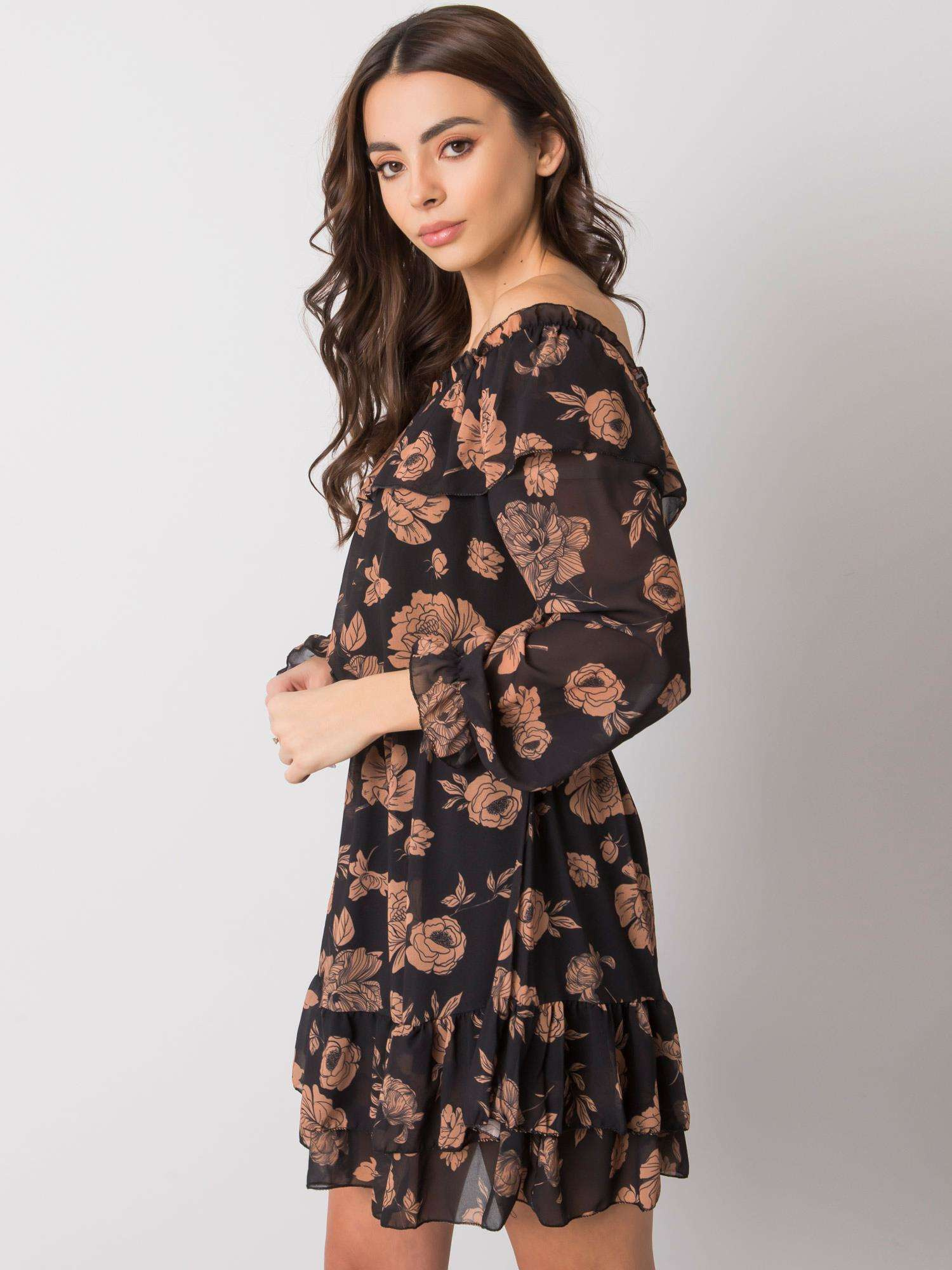 Dress-DHJ-SK-15015.56P-camel
