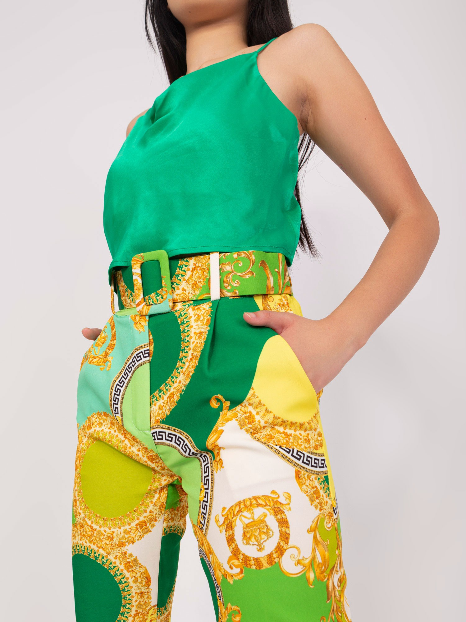 Pants-DHJ-SP-12787D.11-light green