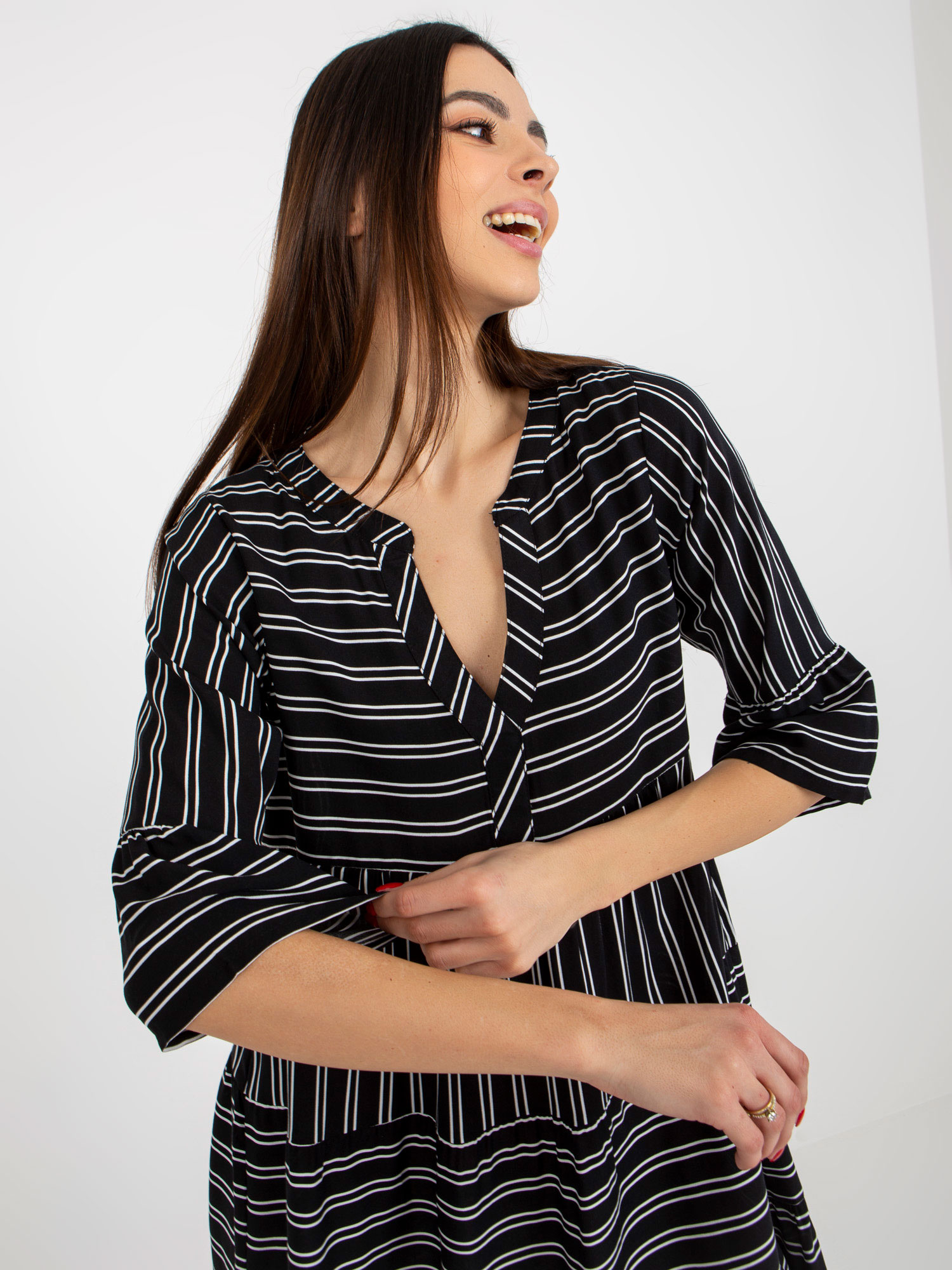 Dress-D73771M30214H-black