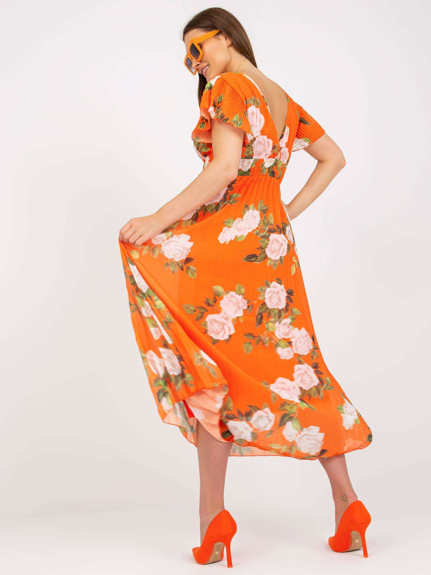 Dress-DHJ-SK-15722.67P-Orange