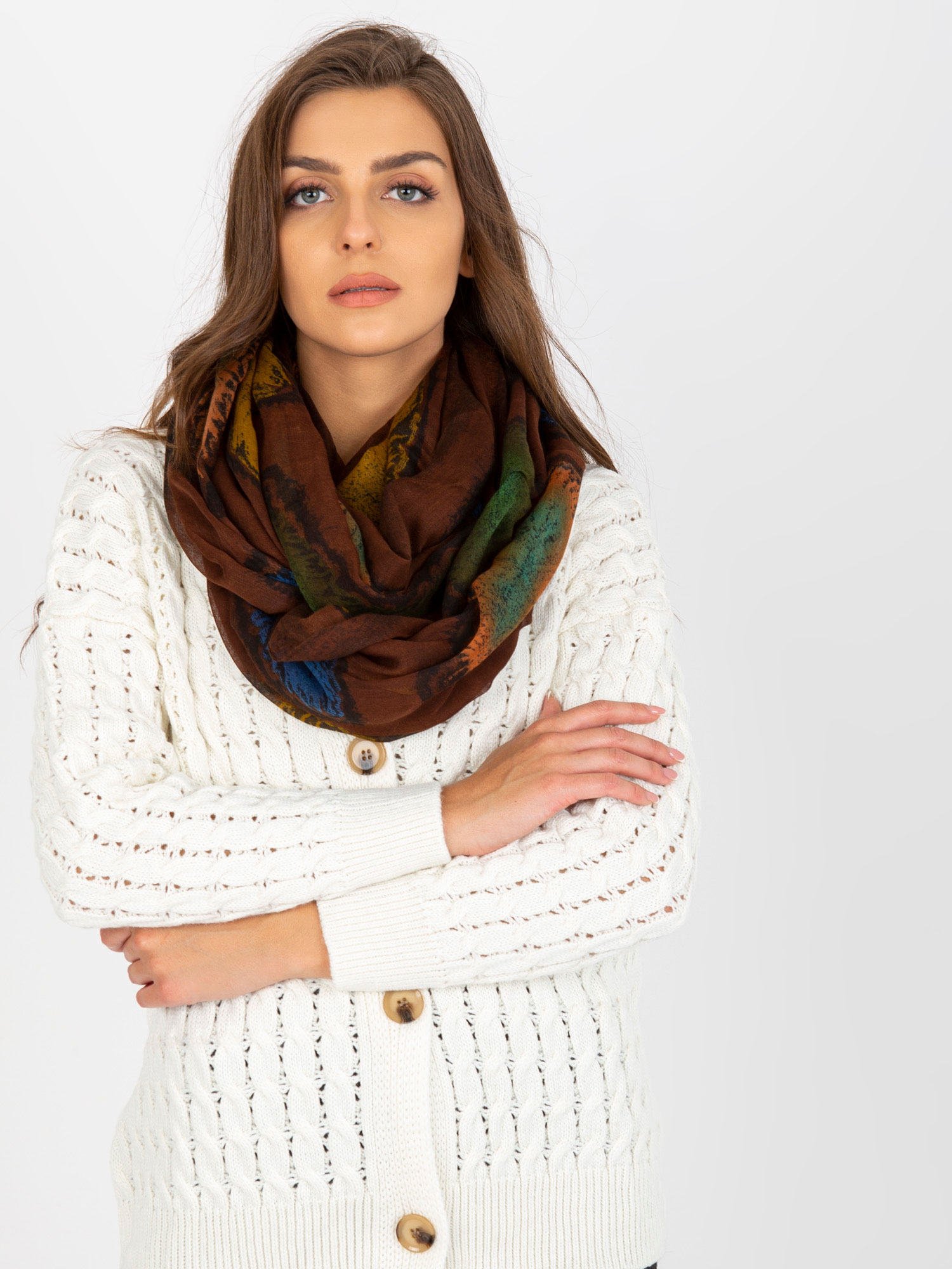 Scarf-AT-KM-6209.04P-brown