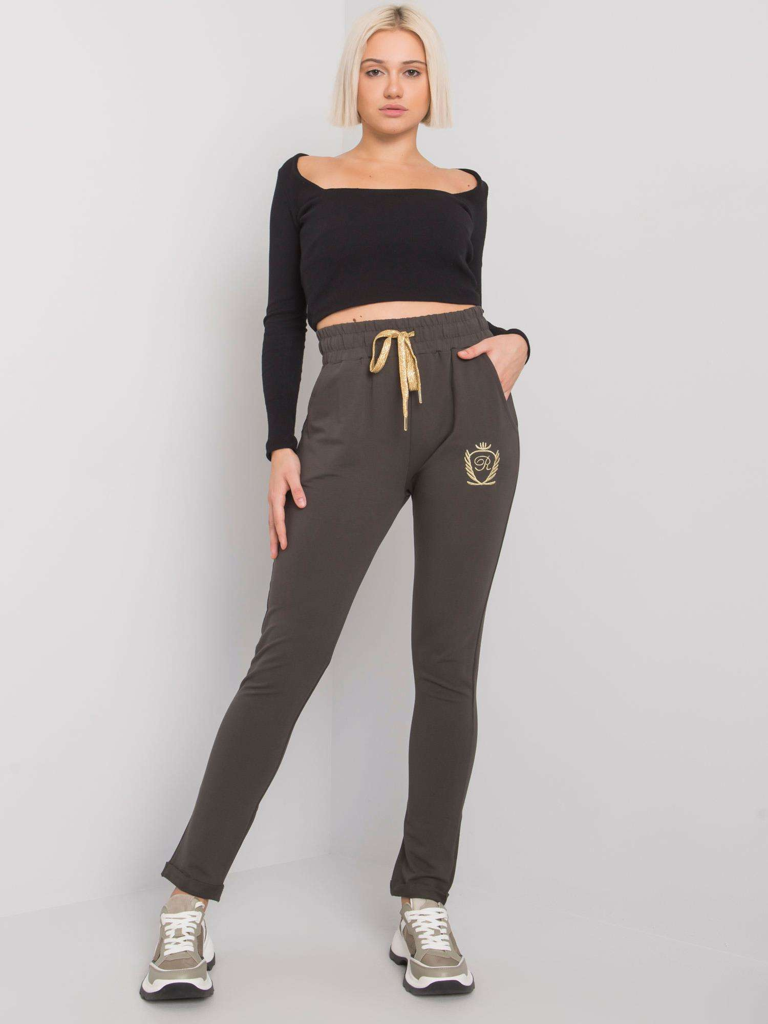 Sweatpants-RV-DR-6685.70P-dark khaki