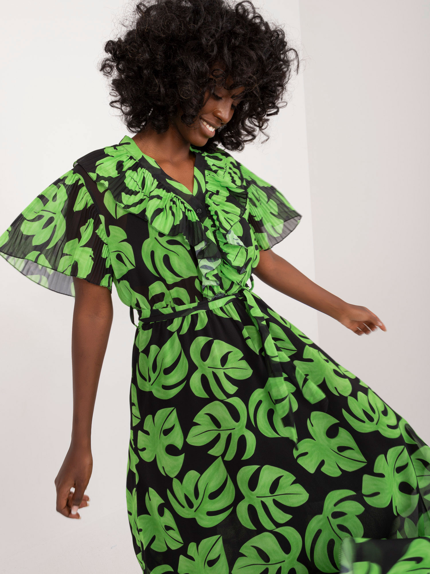 Dress-DHJ-SK-15986.67-black-green