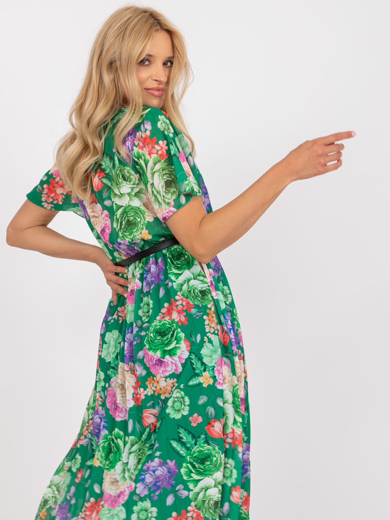 Dress-DHJ-SK-13162.92-green