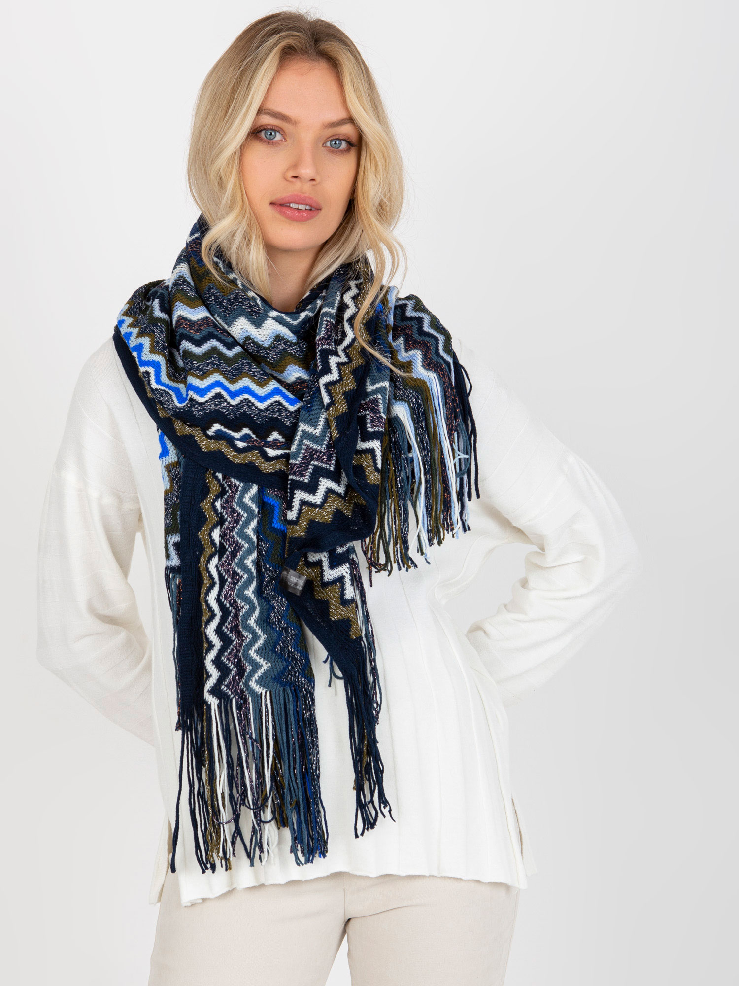 Scarf-AT-SZ-2799.12X-navy blue