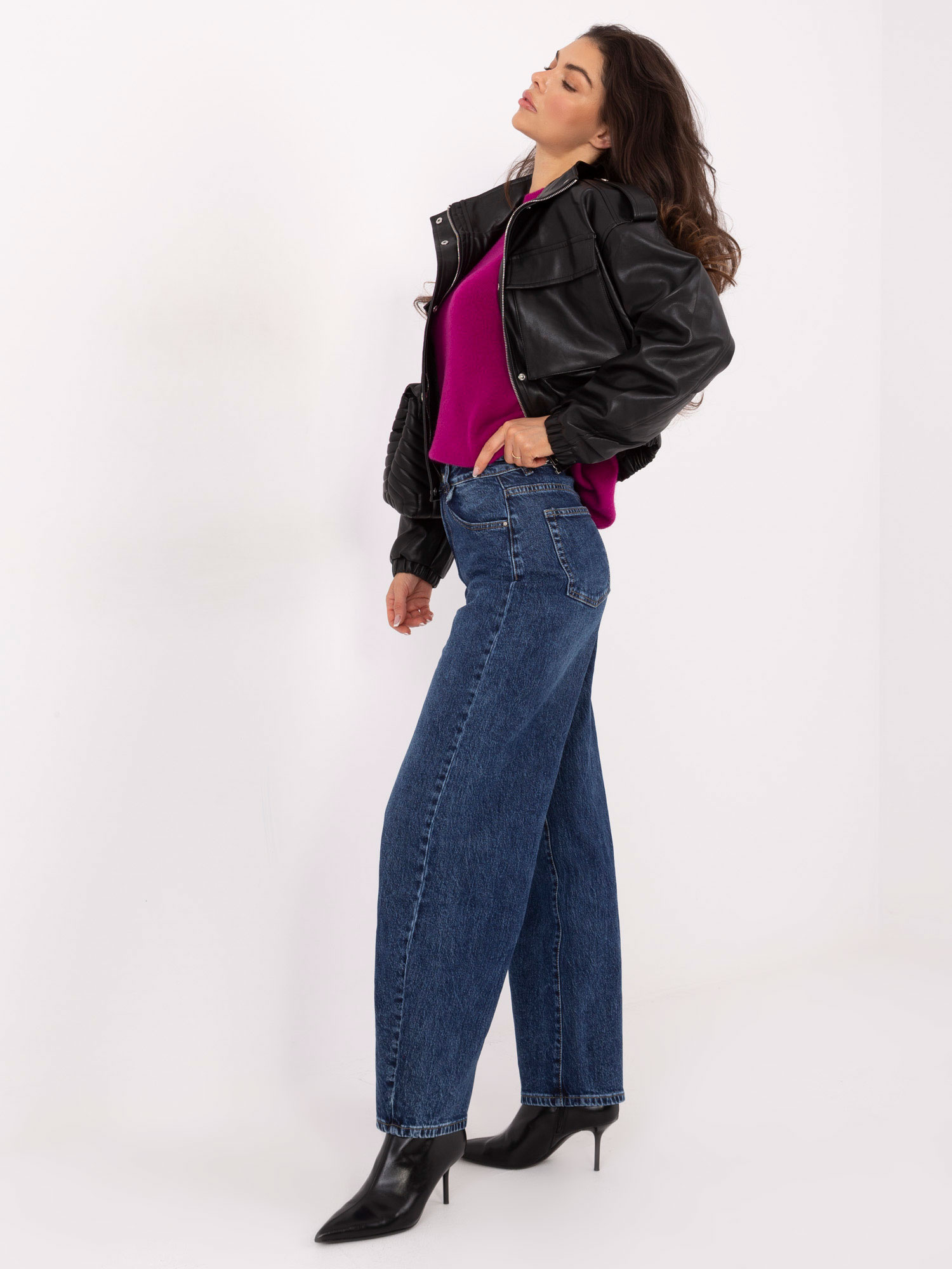 VM SP džínové kalhoty RE3220.28P tmavě modré M