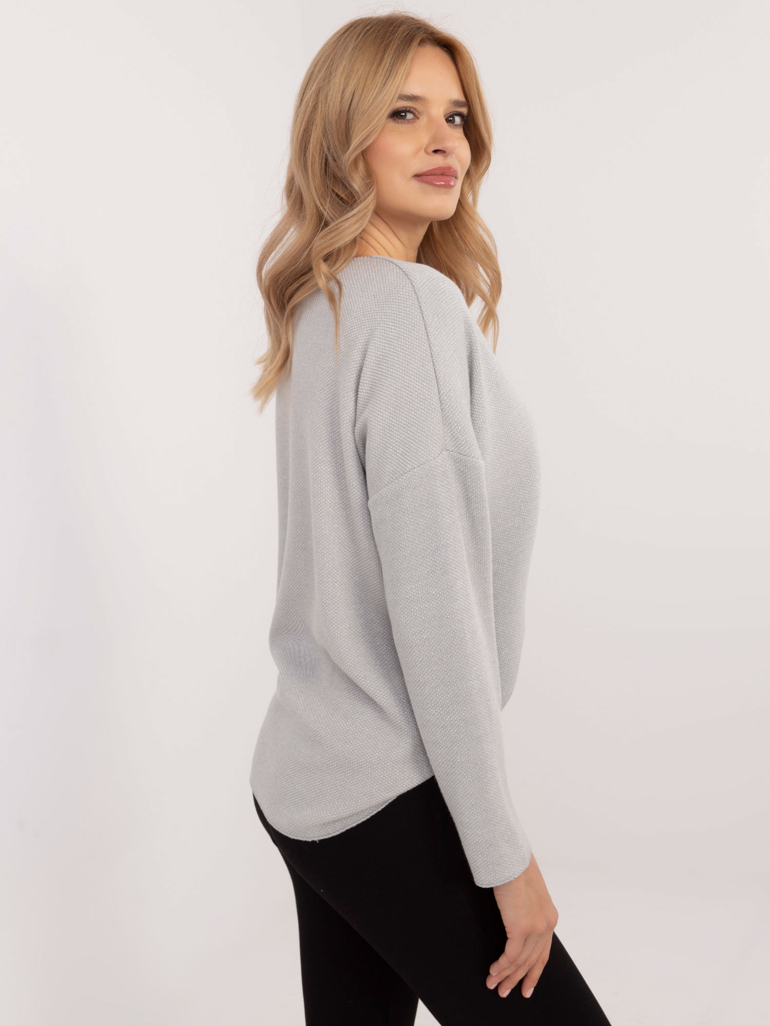Blouse-DHJ-BZ-19238.26-light gray