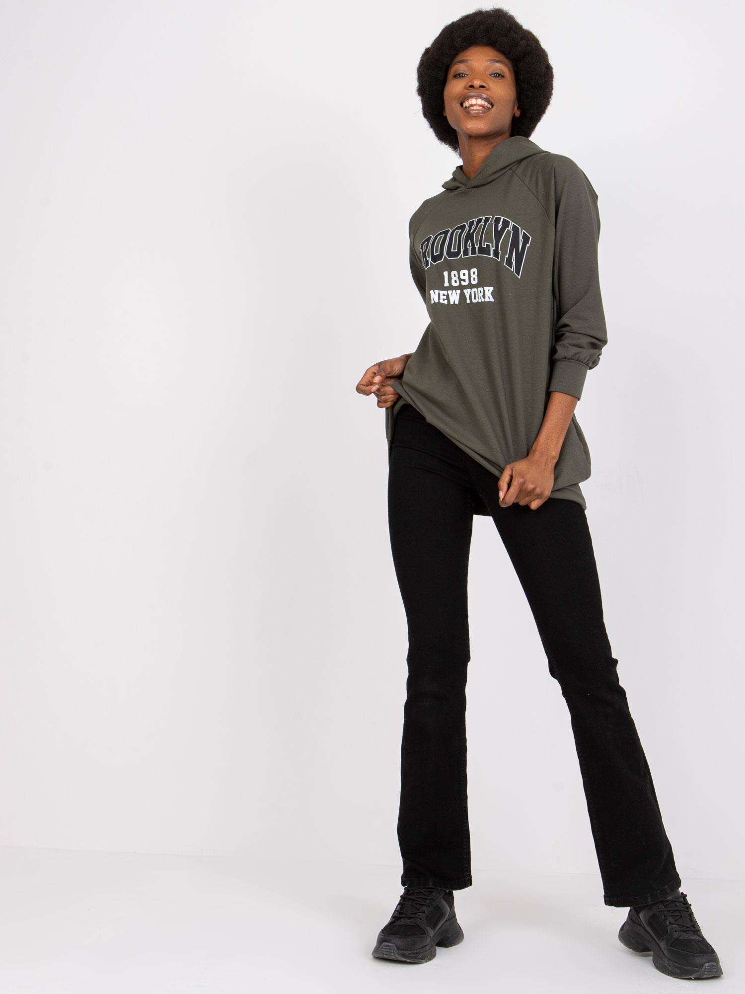 Sweatshirt-DHJ-BL-15658.35-dark khaki