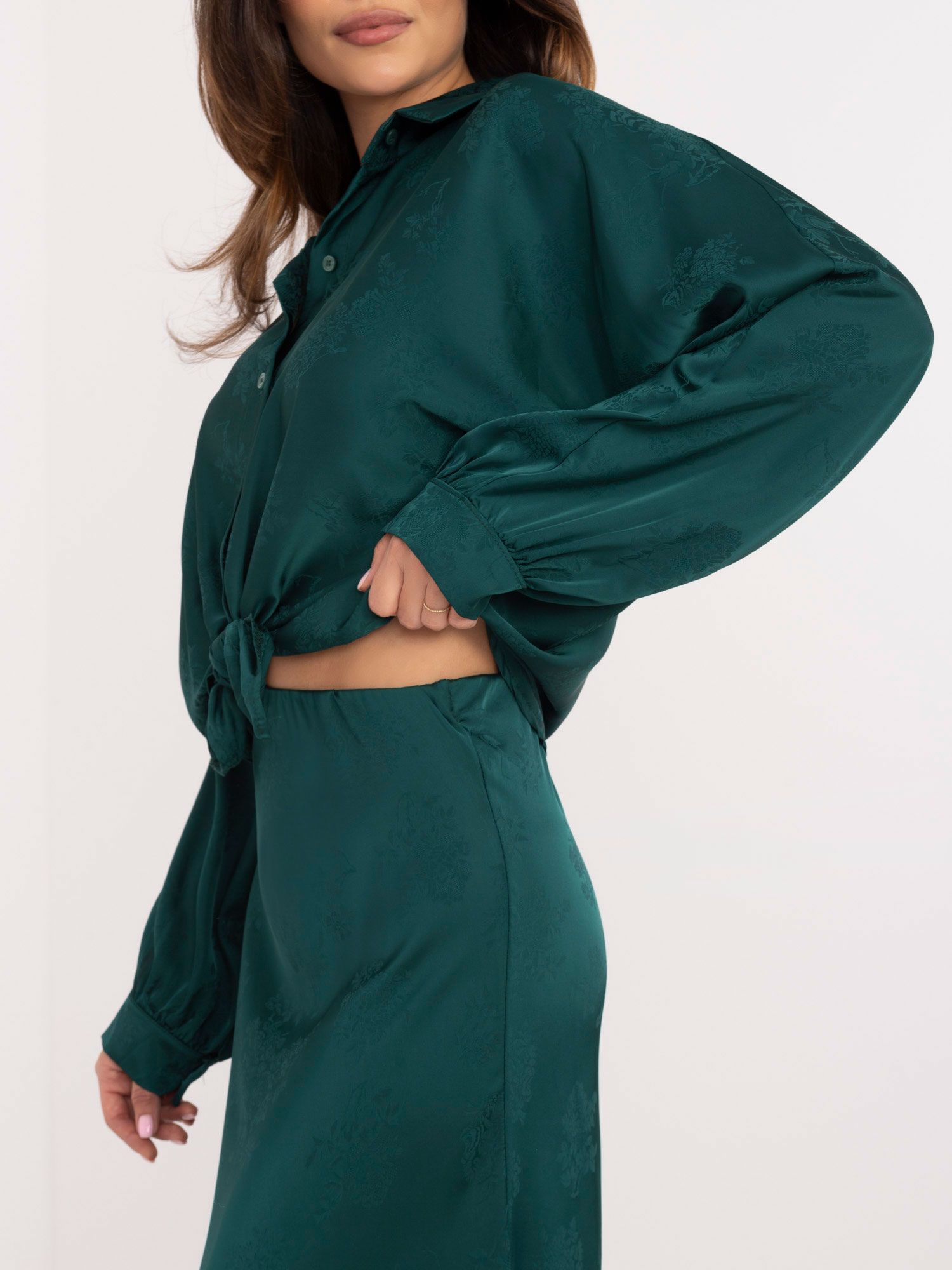 Skirt-DHJ-SD-19293.67-dark green
