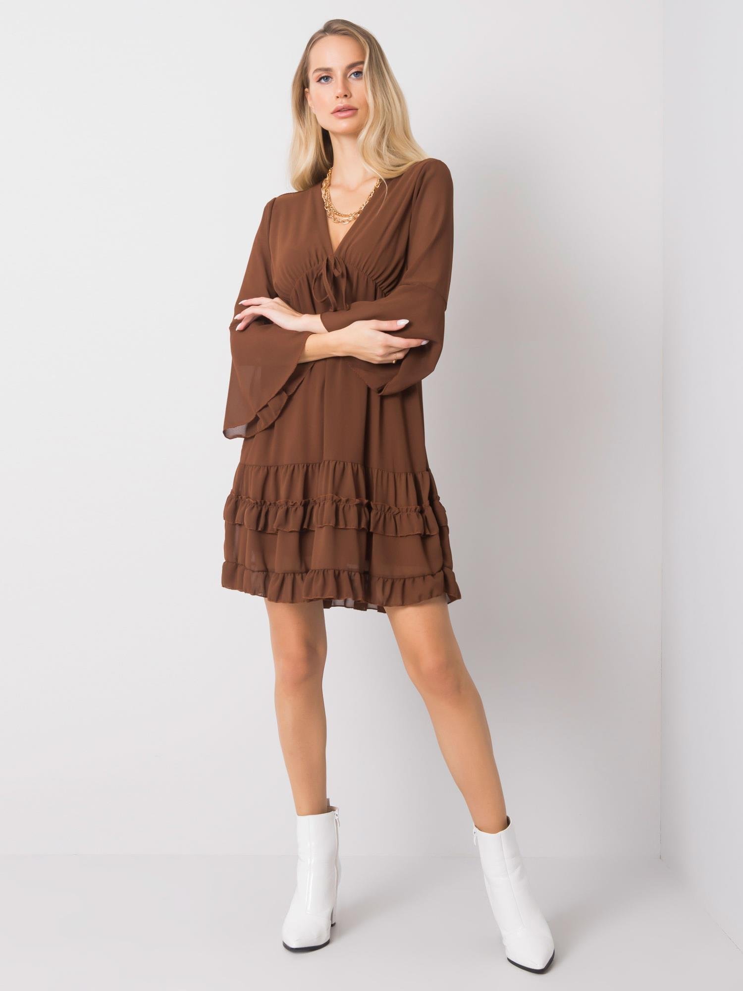 Dress-DHJ-SK-10613B.07-brown