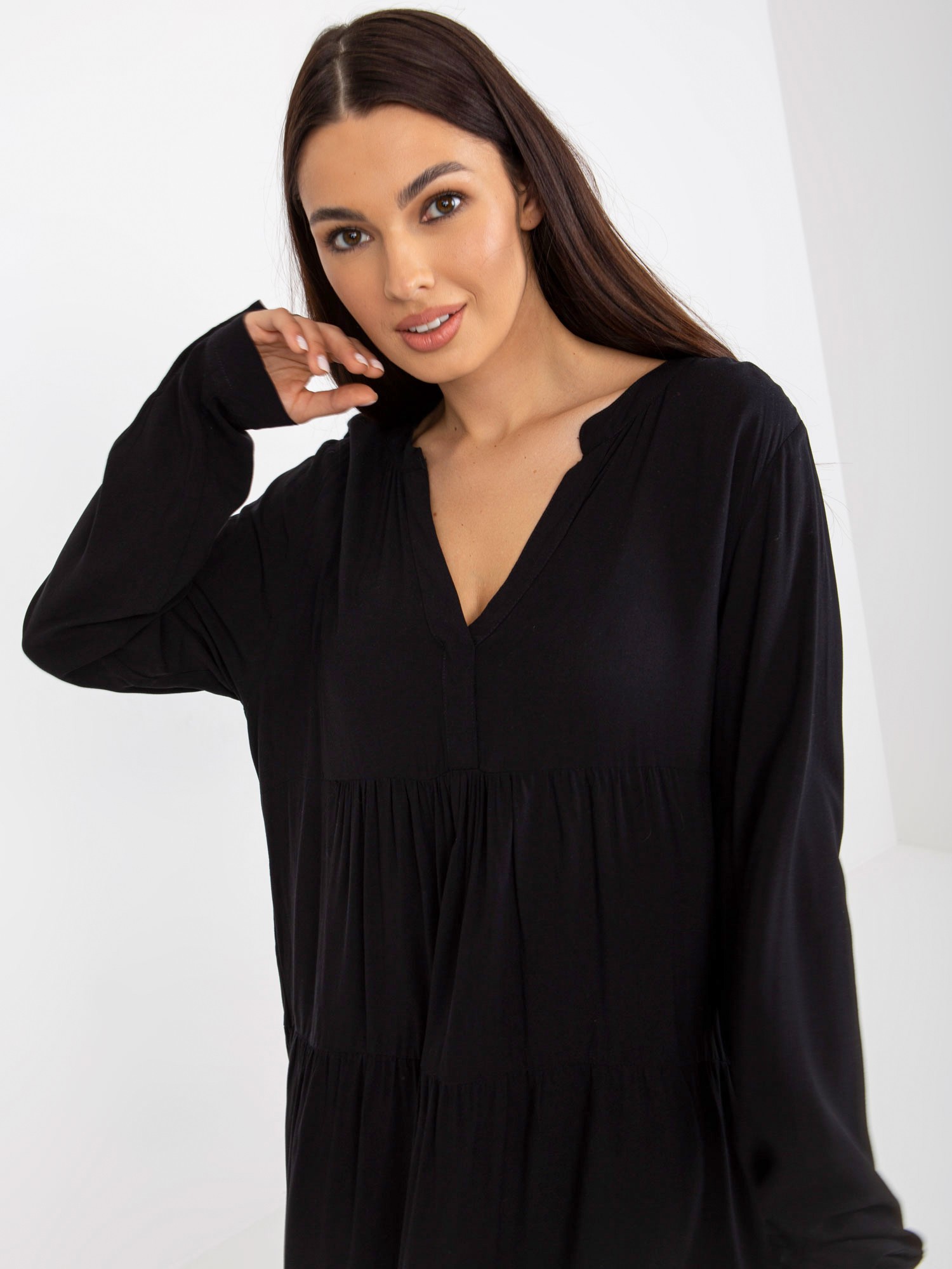 Dress-D73761M30361A-black