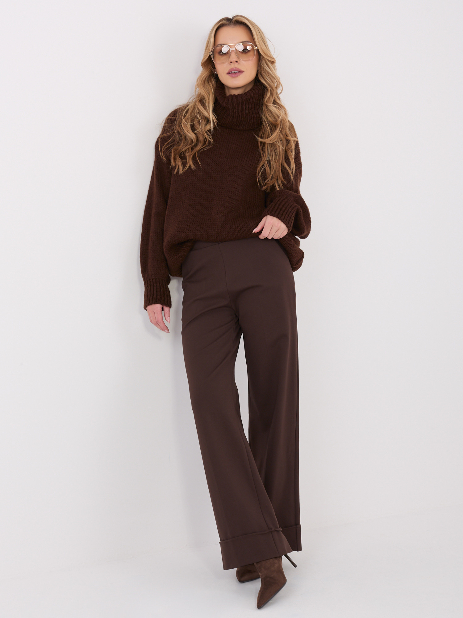 Trousers-IT-SP-FL9877.64-dark brown