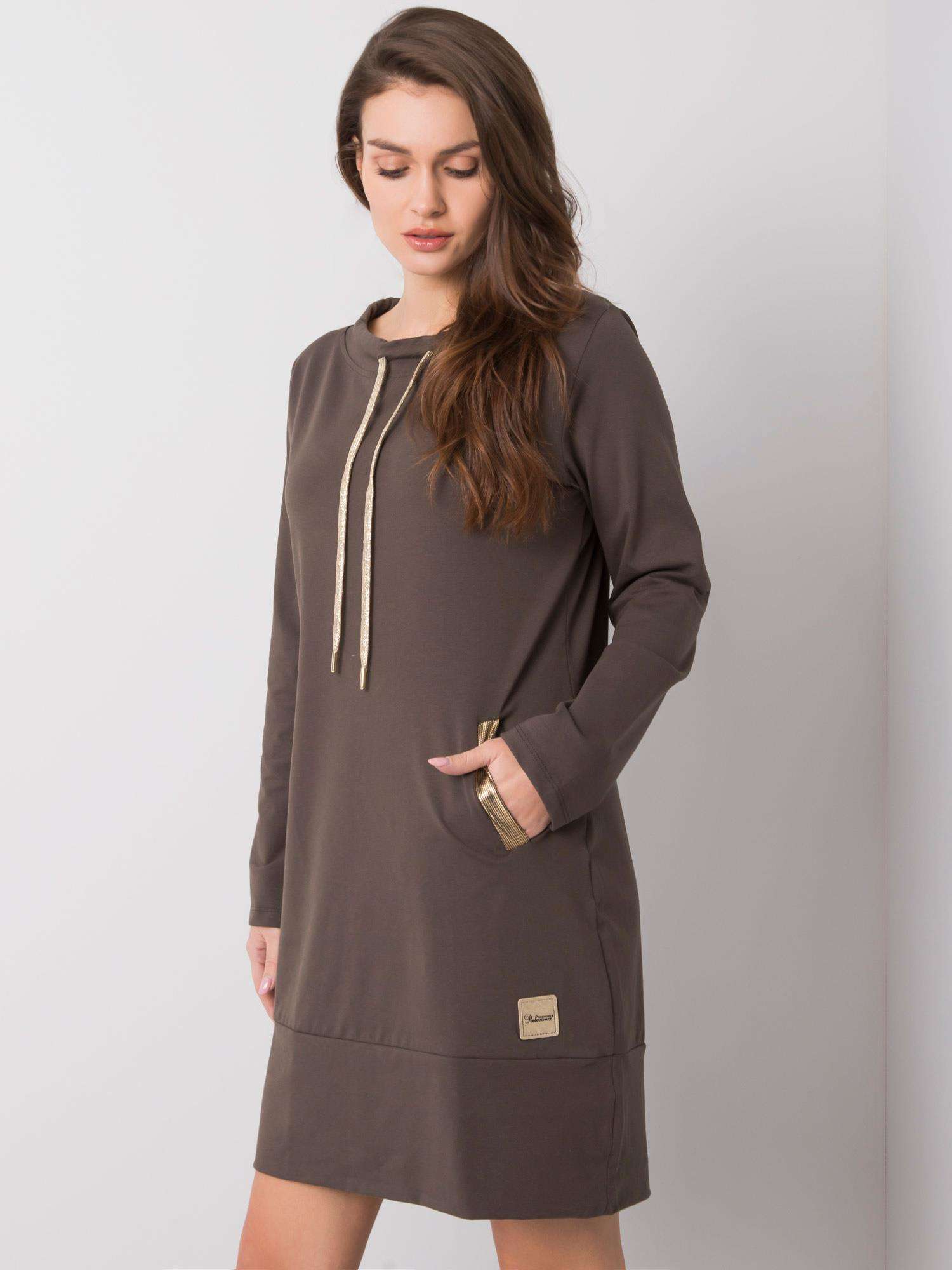 Dress-RV-SK-6067.15X-Dark khaki