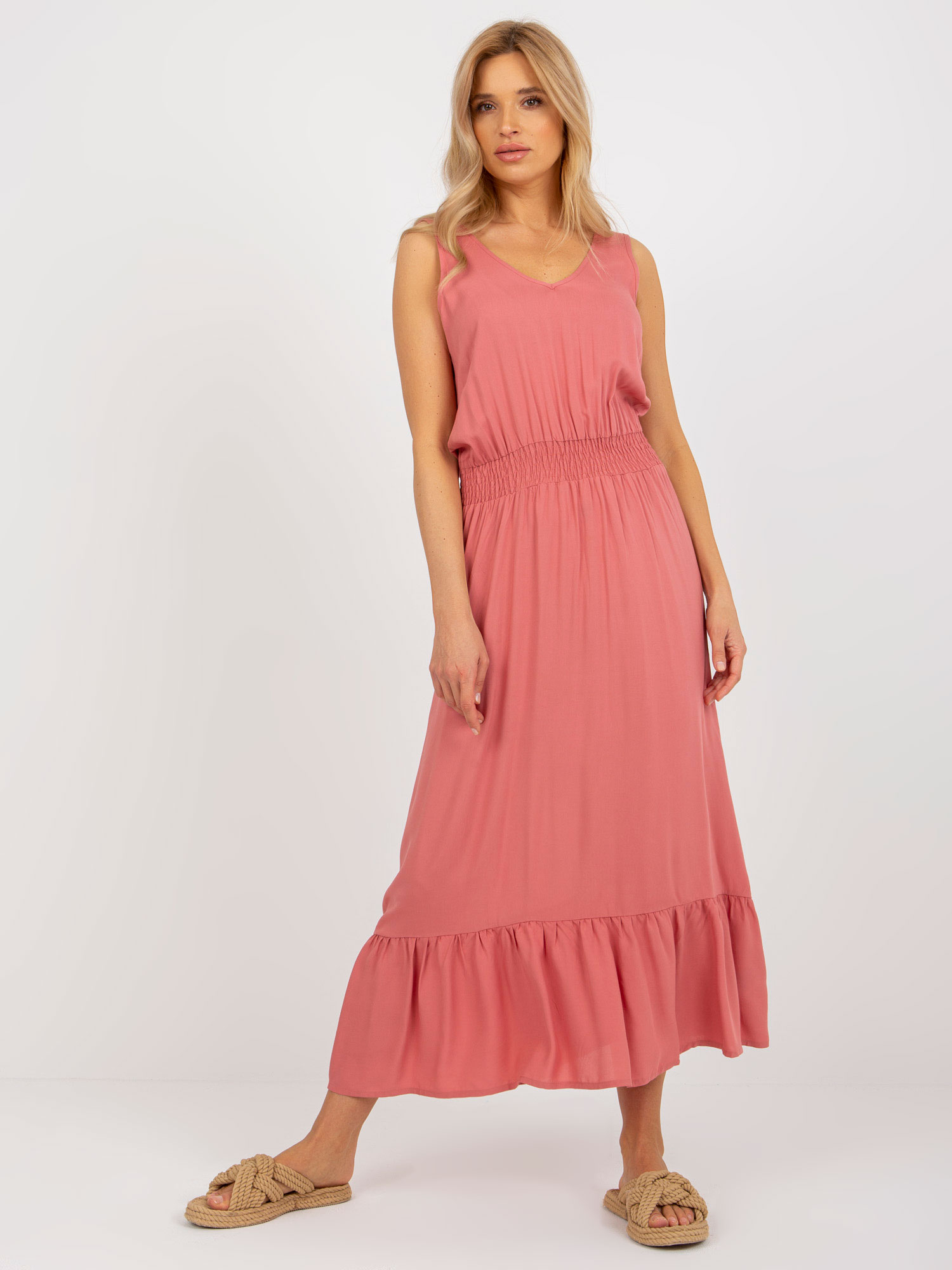 Dress-D73761R30391A-dark pink