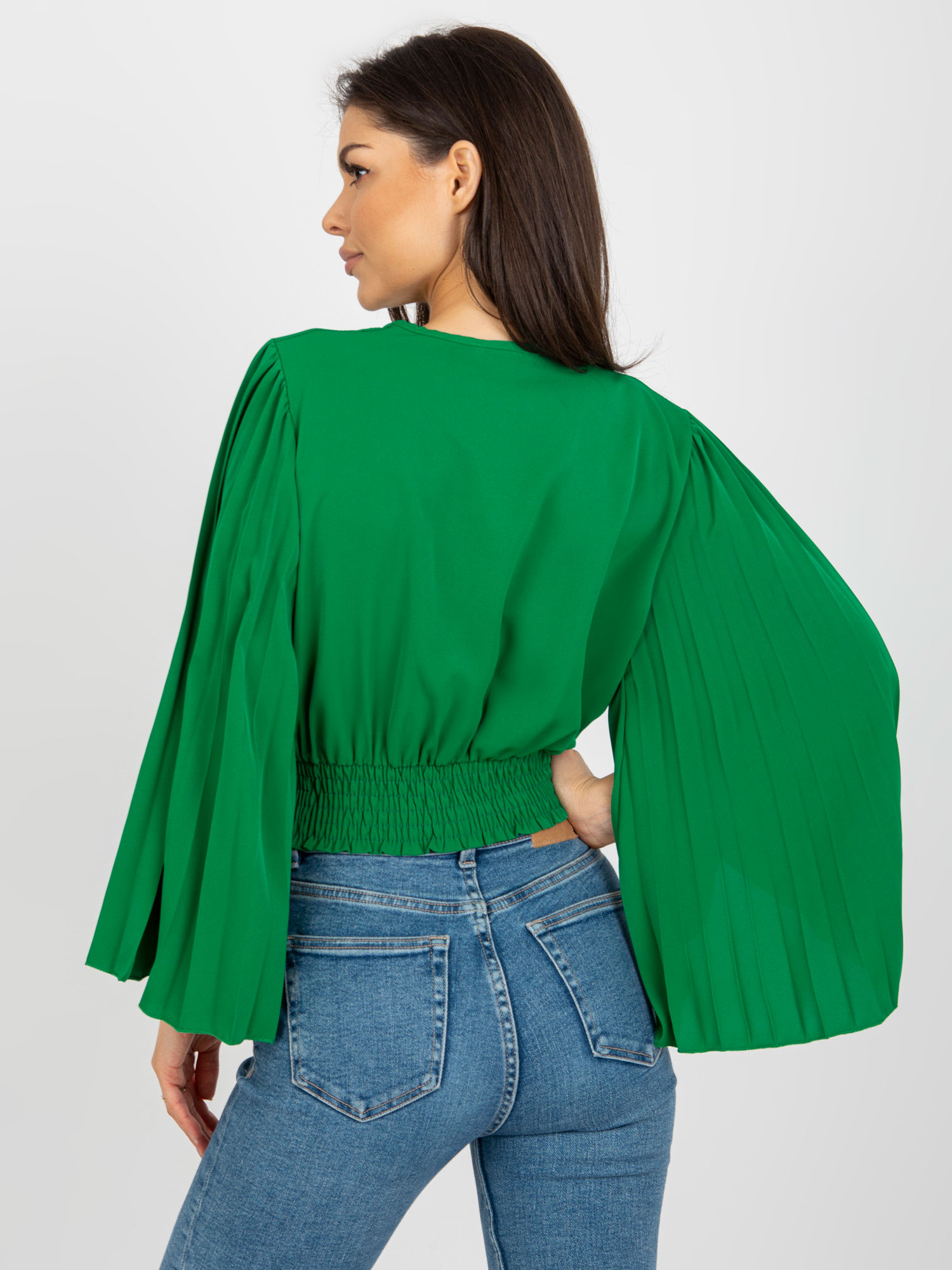 Blouse-DHJ-BZ-16503.30X-green