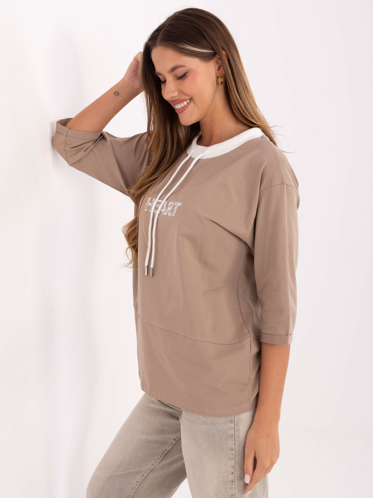 Blouse-RV-BZ-A892.00-dark beige