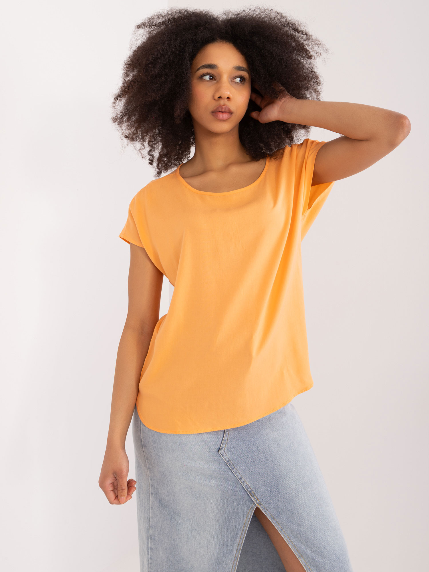 Blouse-D73761Z10978R-light orange
