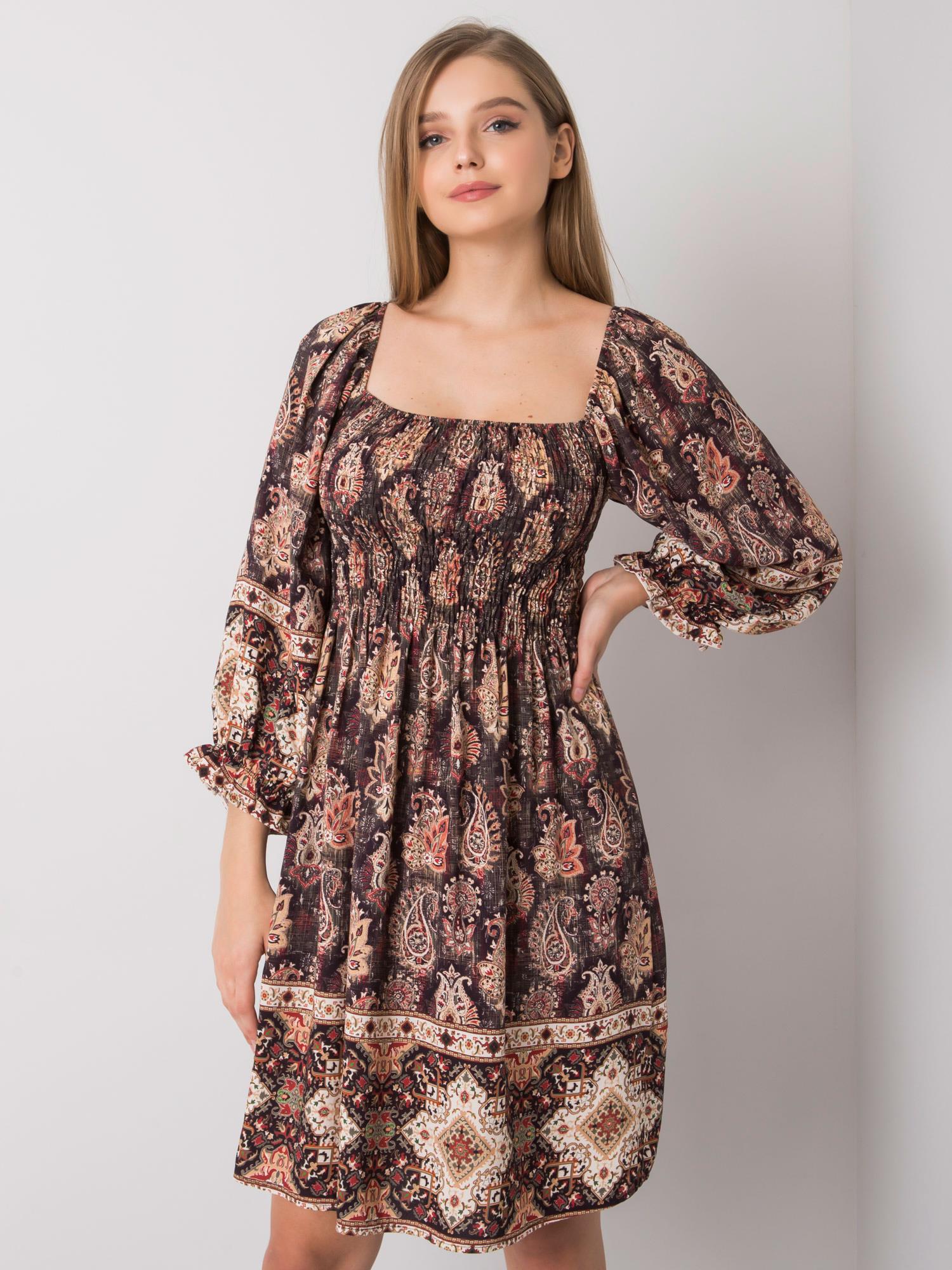 Dress-TW-SK-BI-H3748.22X-dark brown