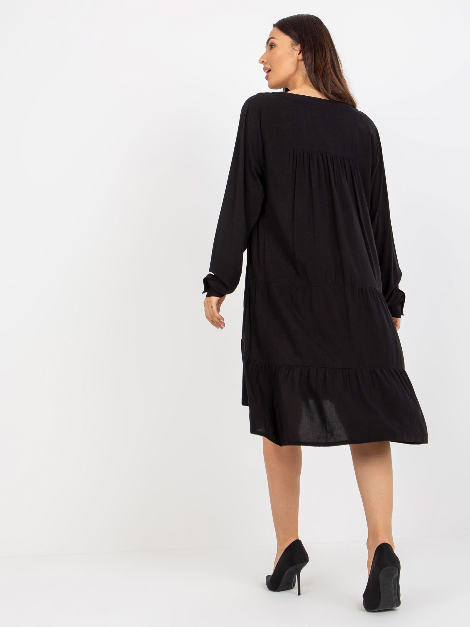 Dress-D73761M30361A-black