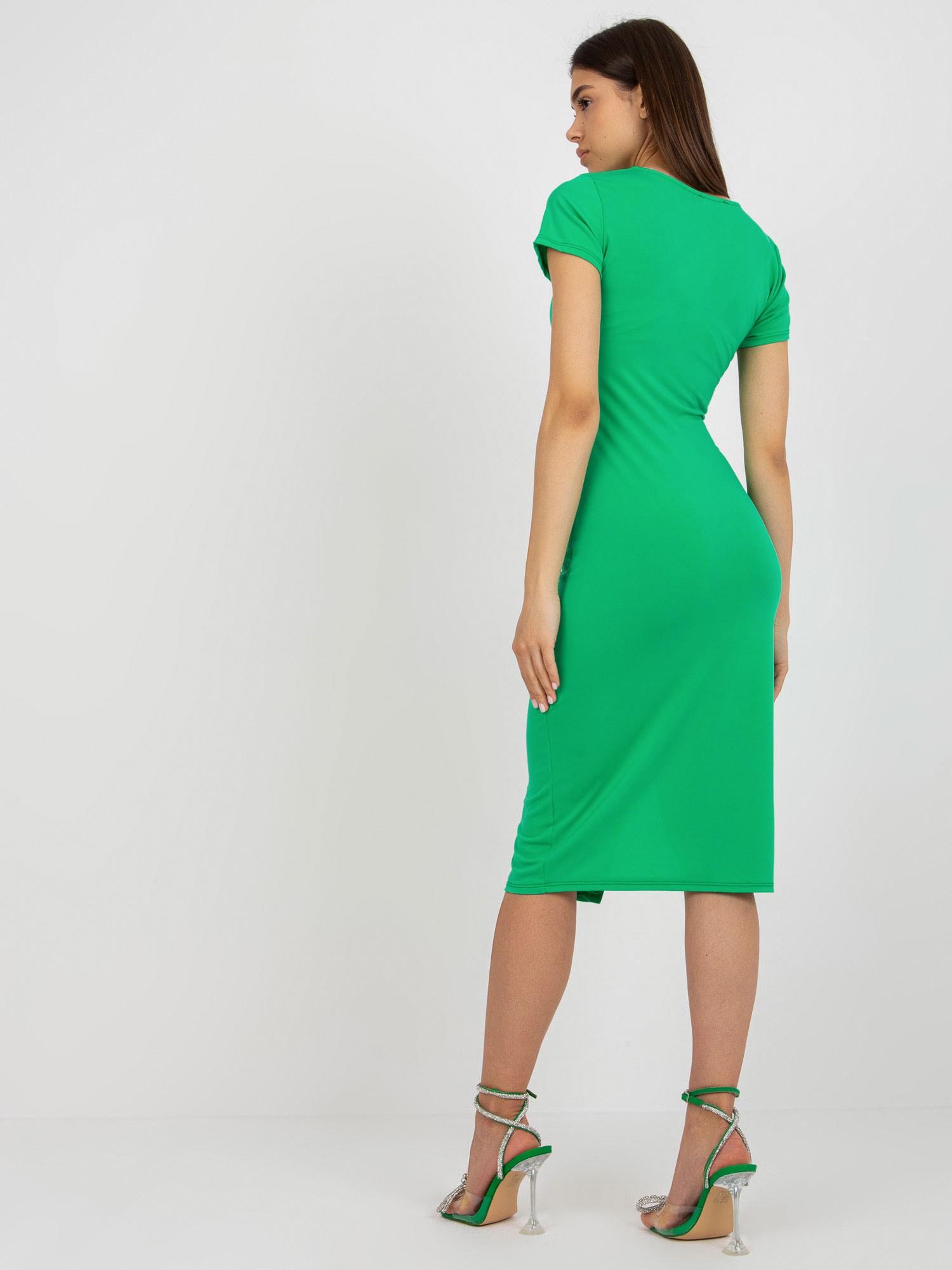 Dress-DHJ-SK-17253.38X-Green