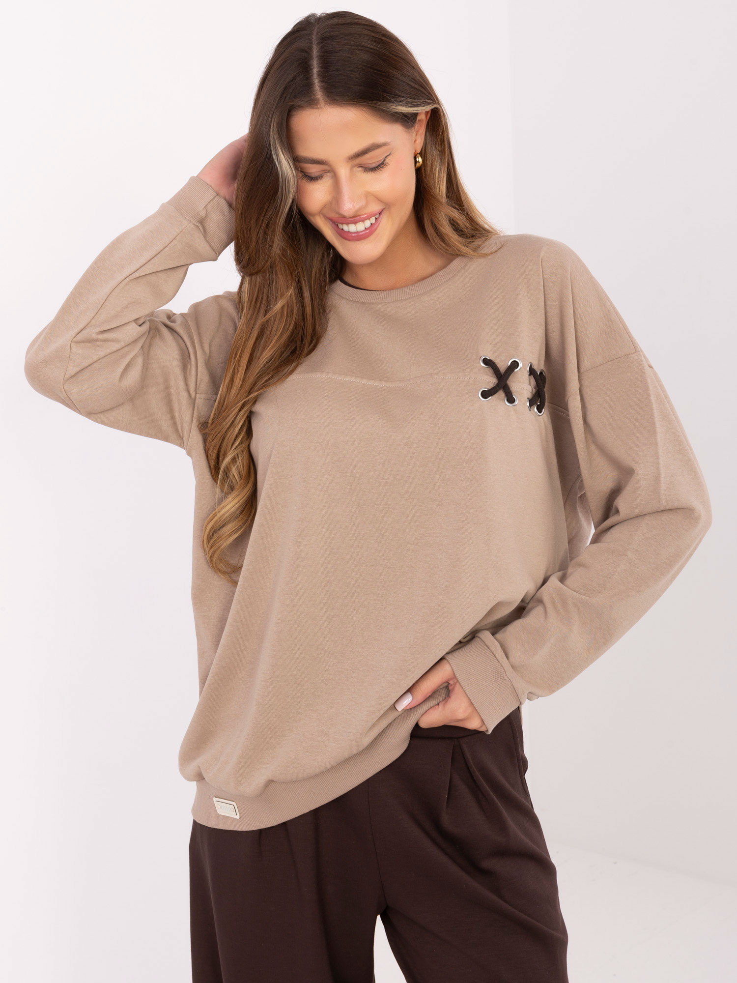 Sweatshirt-RV-BL-A941.58-dark beige