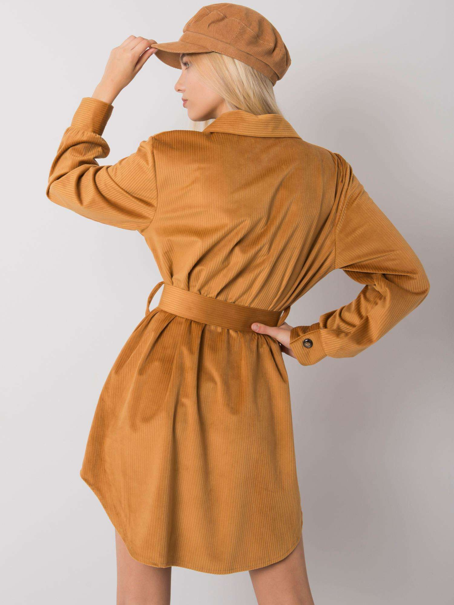 Dress-DHJ-SK-10333.12P-camel