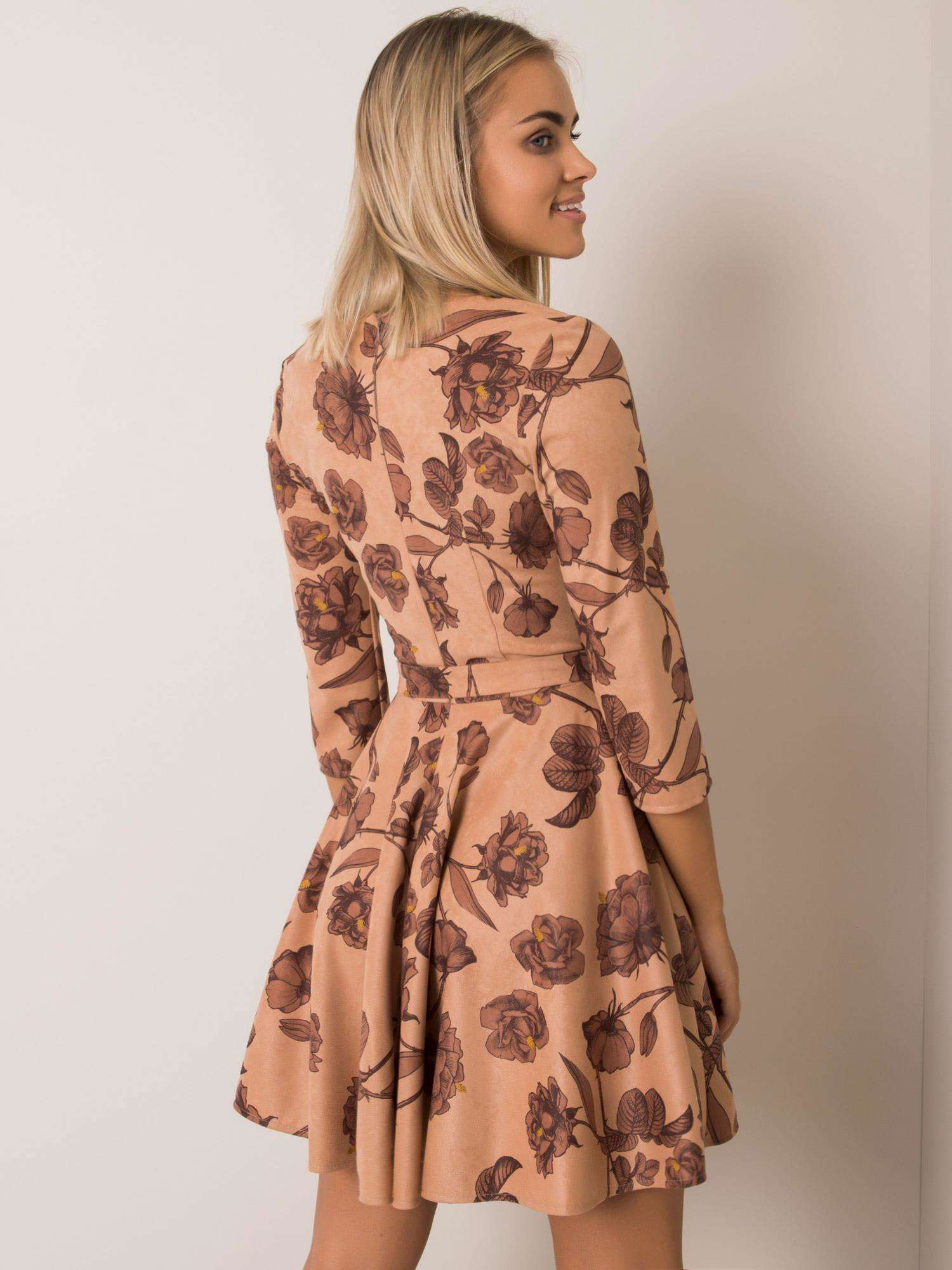 Dress-LK-SK-508307.46P-light brown