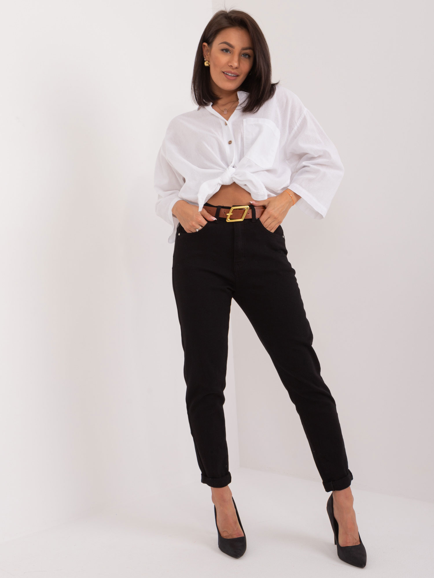 Trousers jeans-PM-SP-J1285-2.11-black