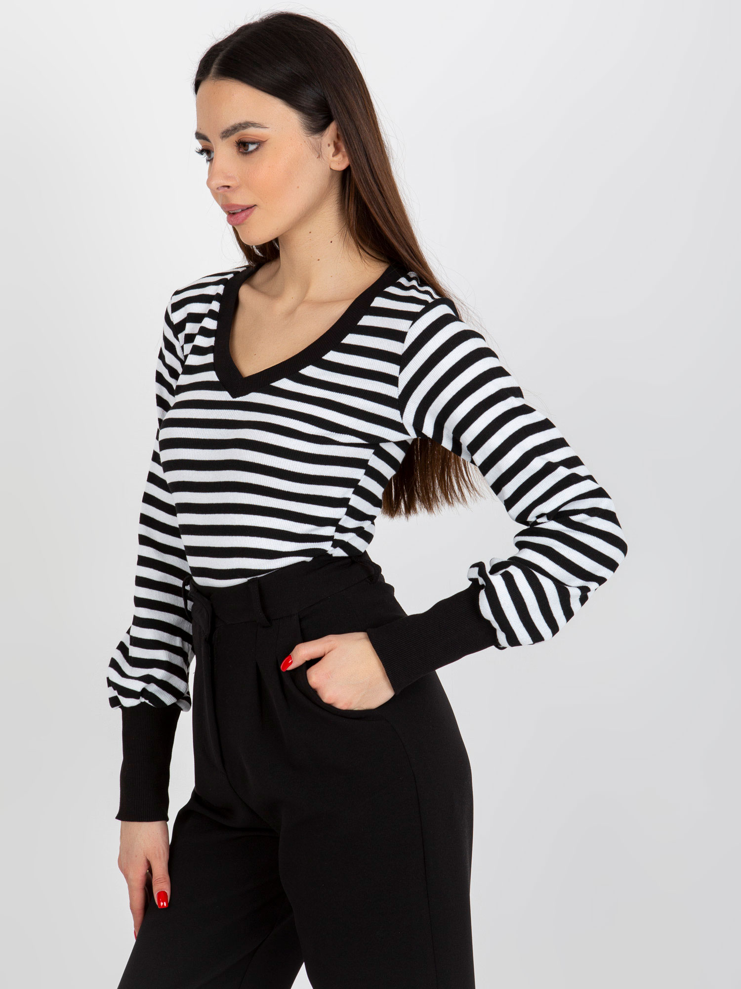 Blouse-RV-BZ-8612.03-black-white