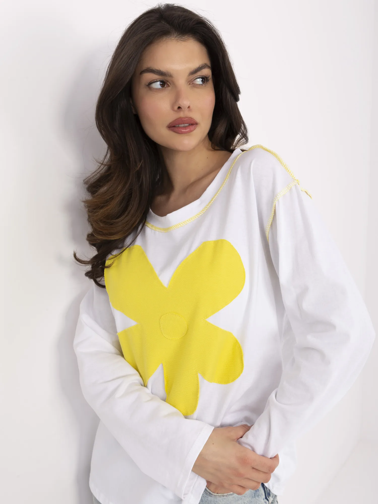 Blouse-MI-BZ-M6169.03-white-yellow
