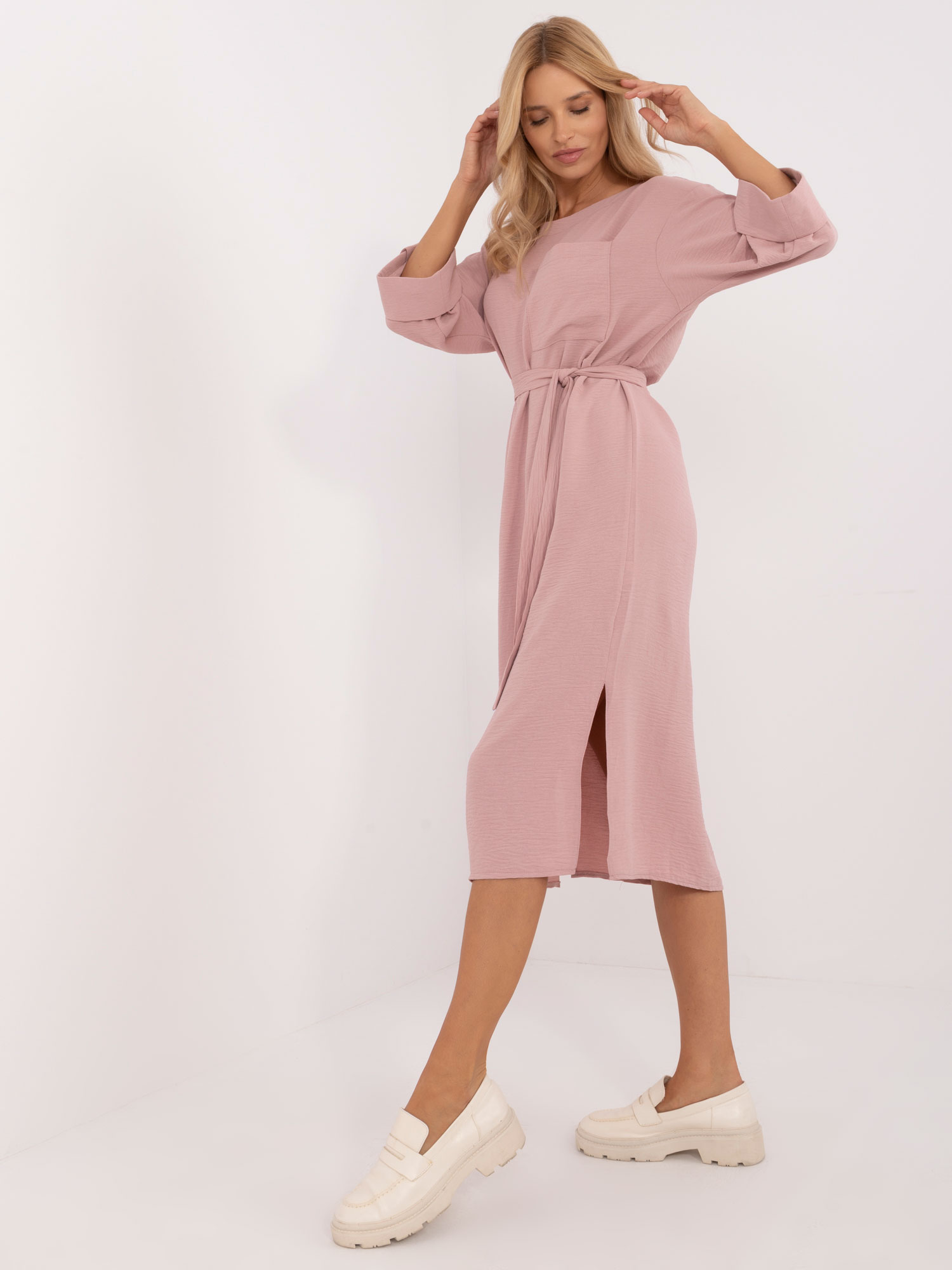 Dress-LK-SK-509694.61-dark pink