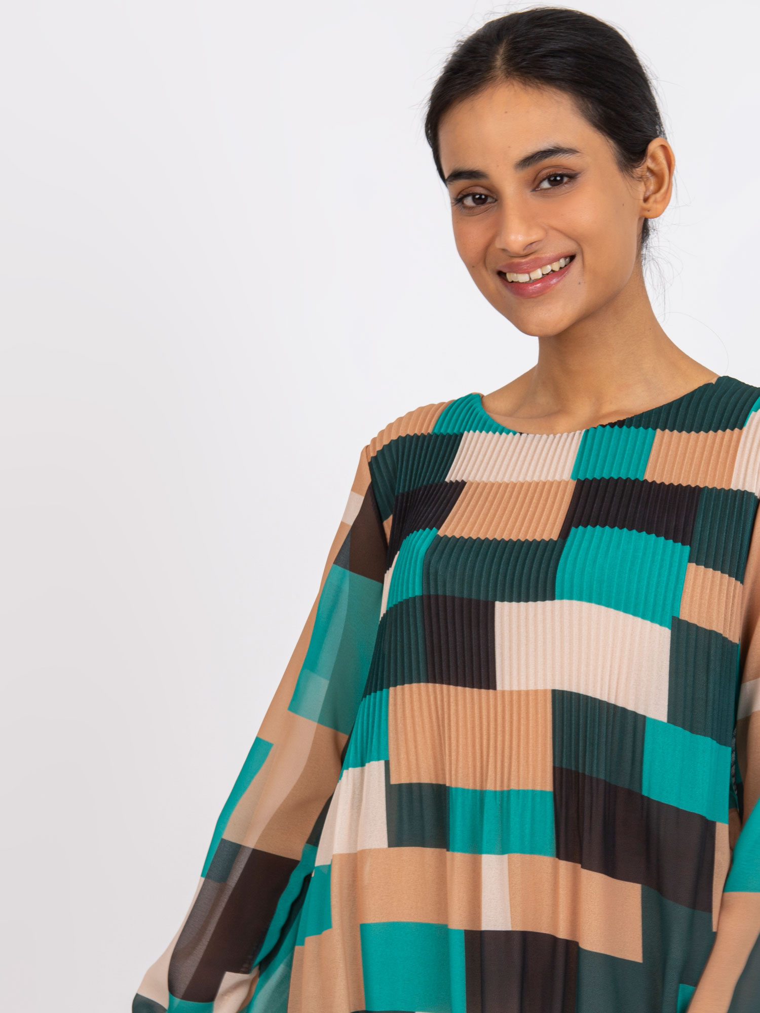 Blouse-DHJ-BZ-8643.38P-dark green