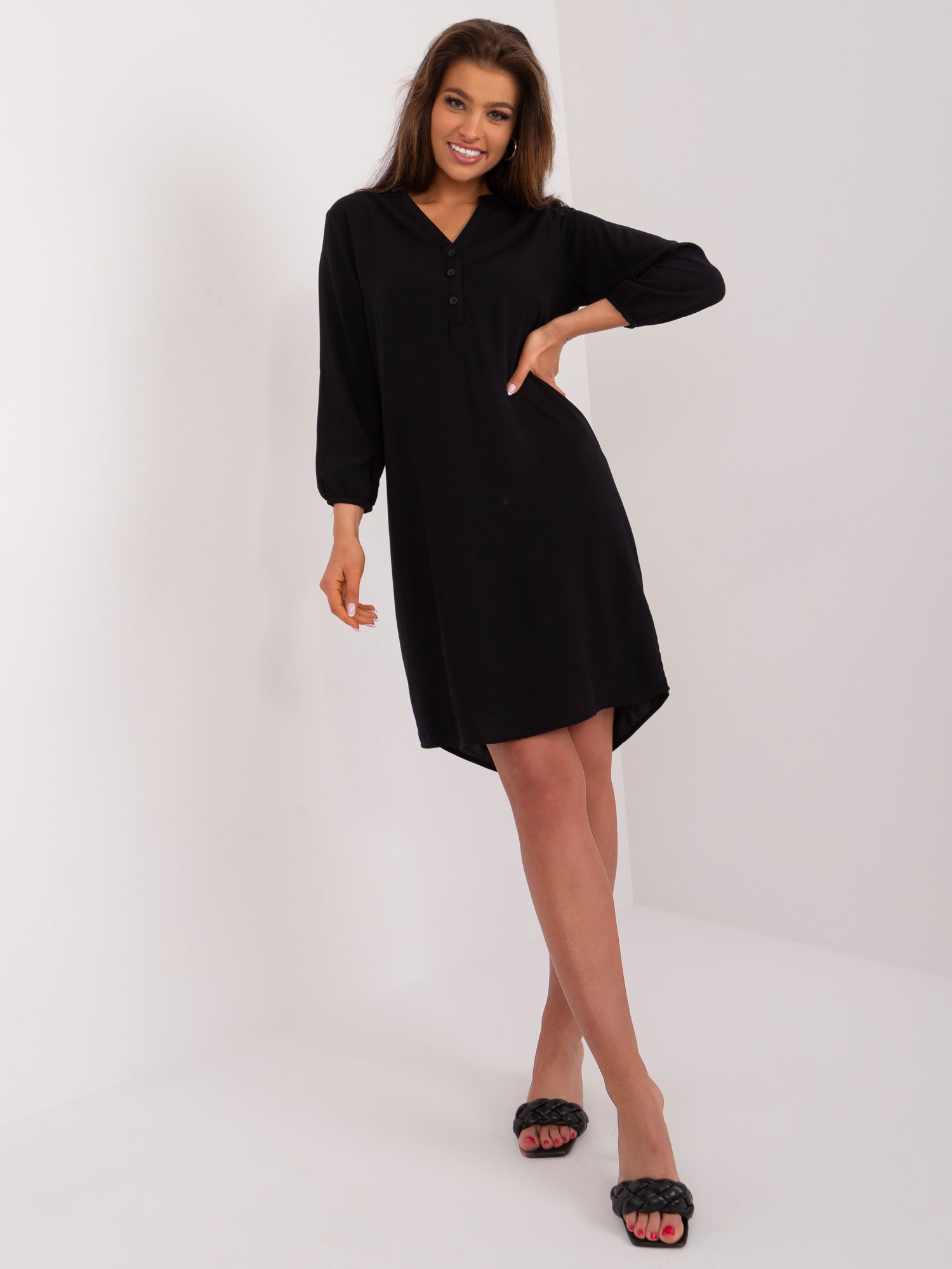 Dress-D73761M30427A-black