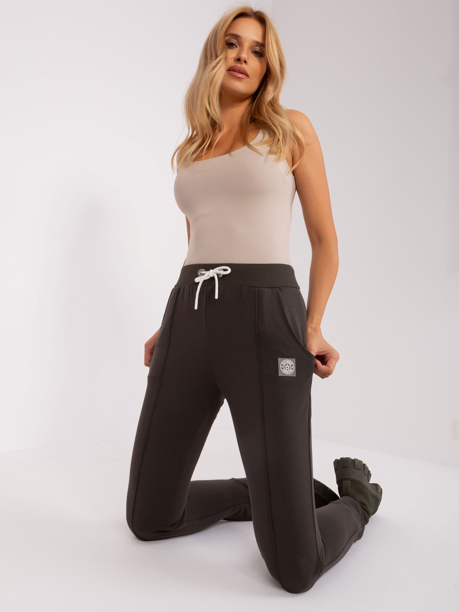 Sweatpants-RV-DR-9023.49P-dark khaki