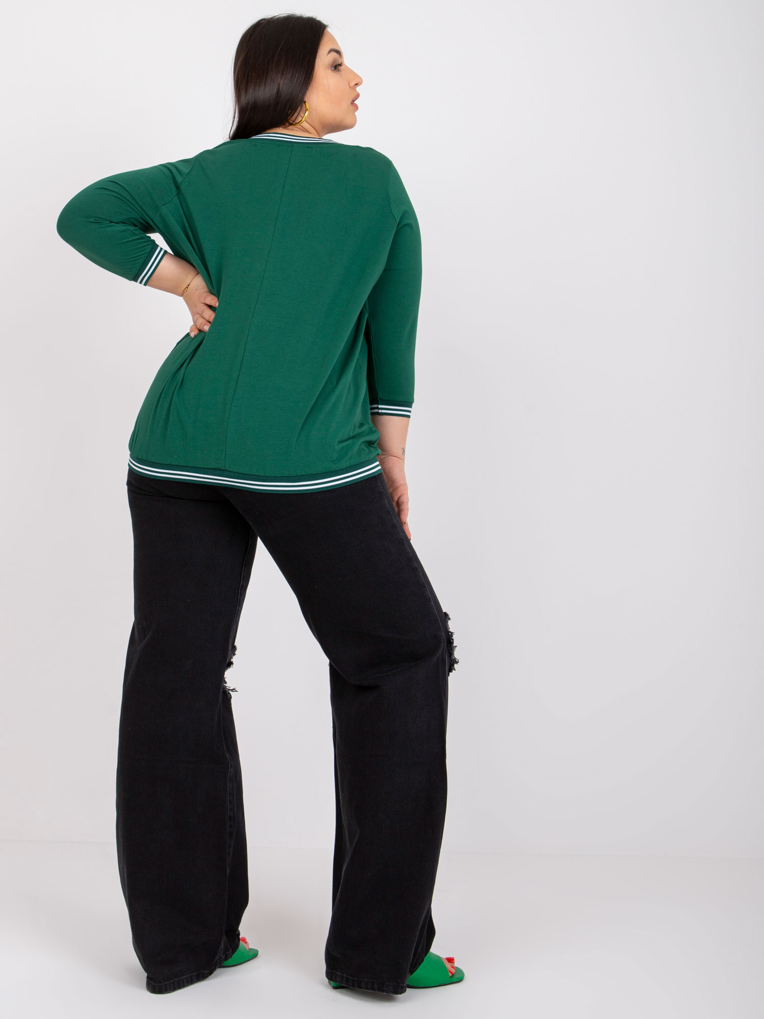 Blouse-RV-BZ-6640.86-dark green