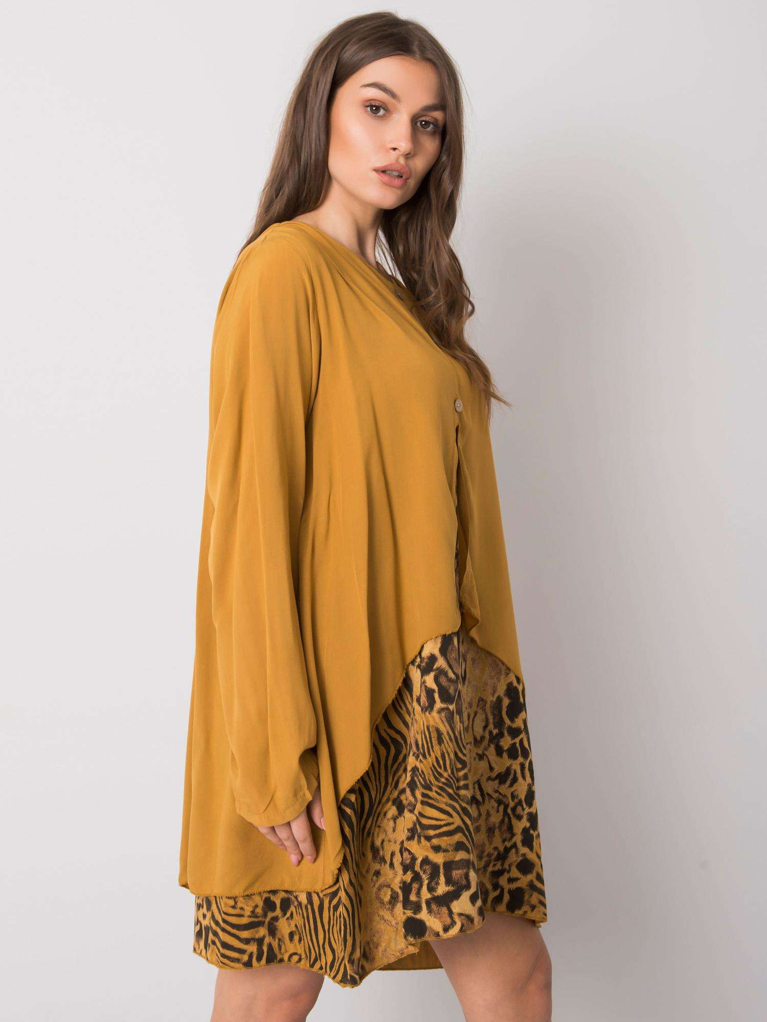 Dress-DHJ-SK-21451.50-dark yellow