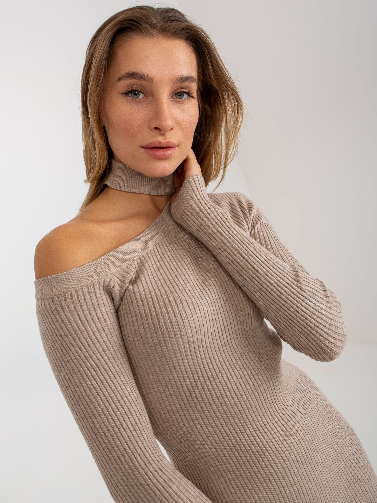 Dress-NM-SK-NG-2315.19P-dark beige