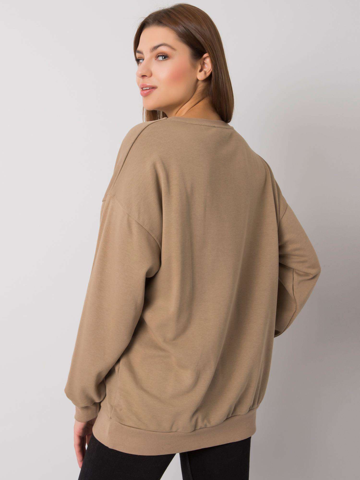Sweatshirt-EM-BL-536/1U.84P-dark beige