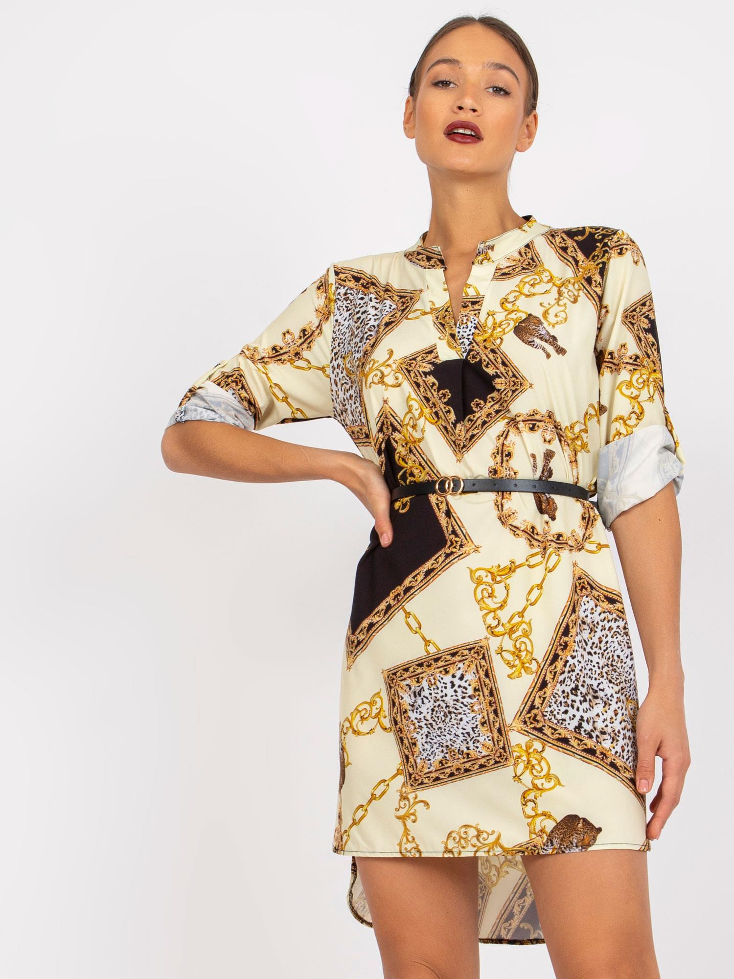 Dress-DHJ-SK-5766AB-6.76-Light Yellow