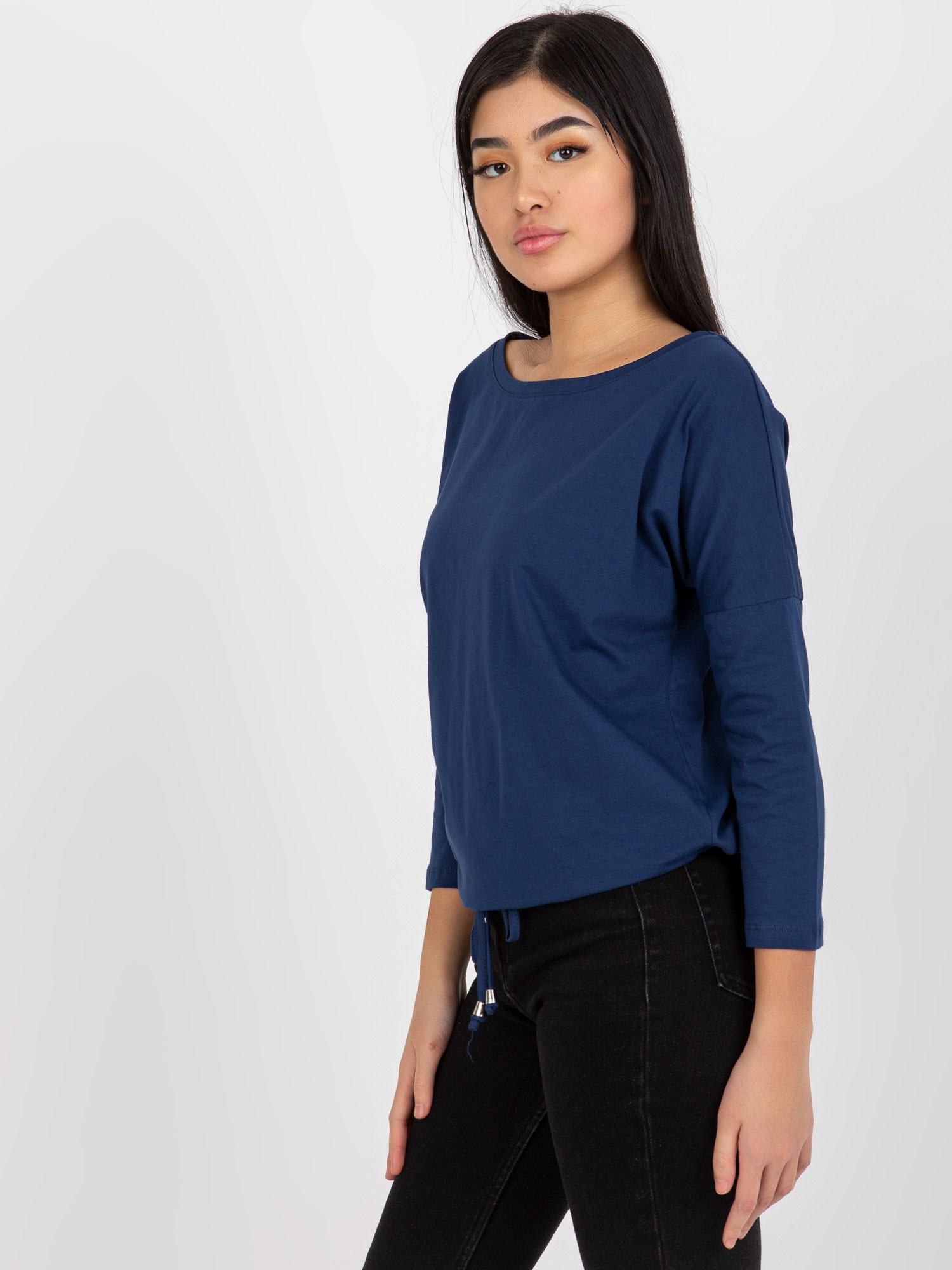 Blouse-RV-BZ-4691.00X-navy blue