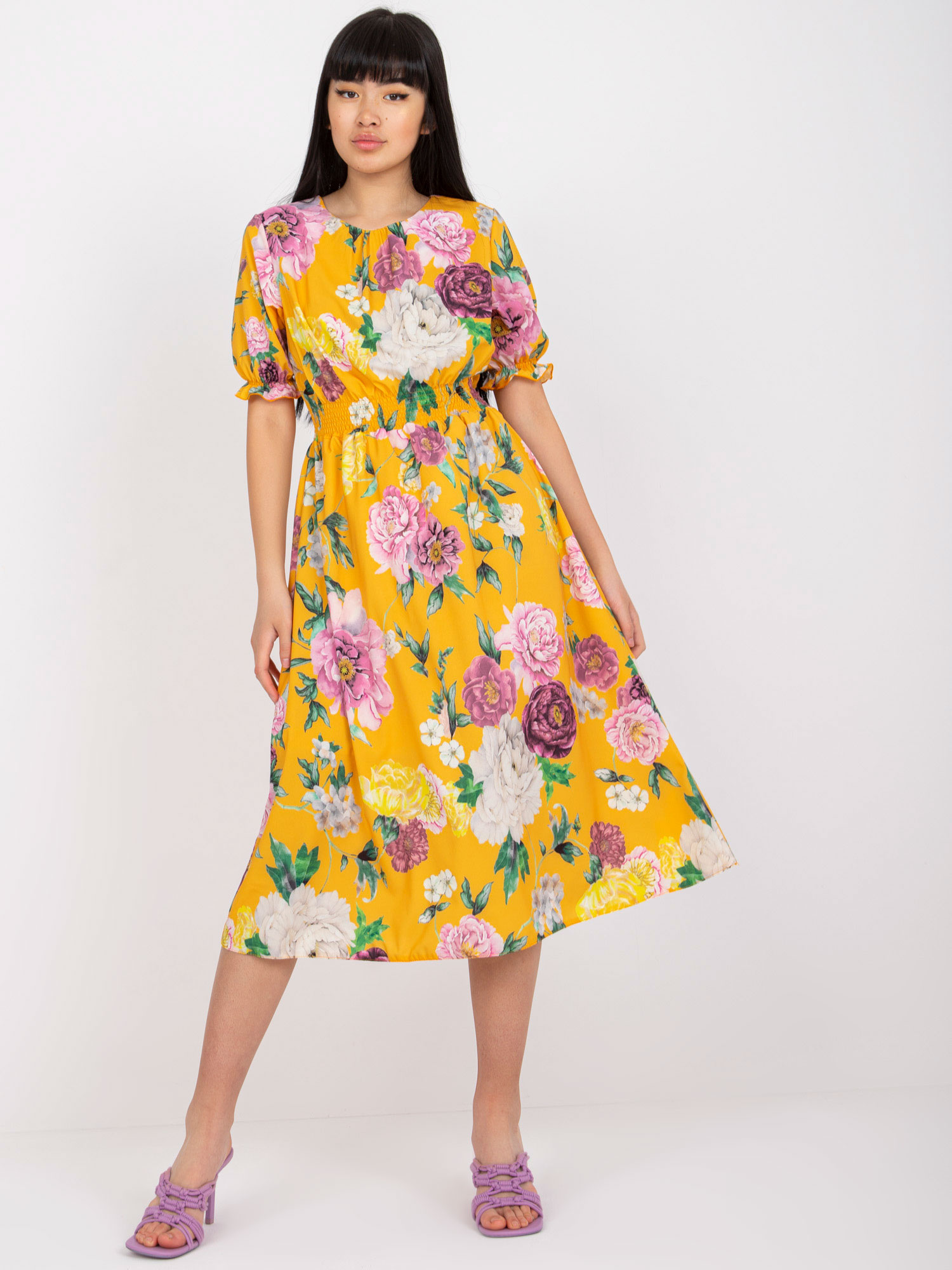 Dress-LK-SK-507564.36P-dark yellow