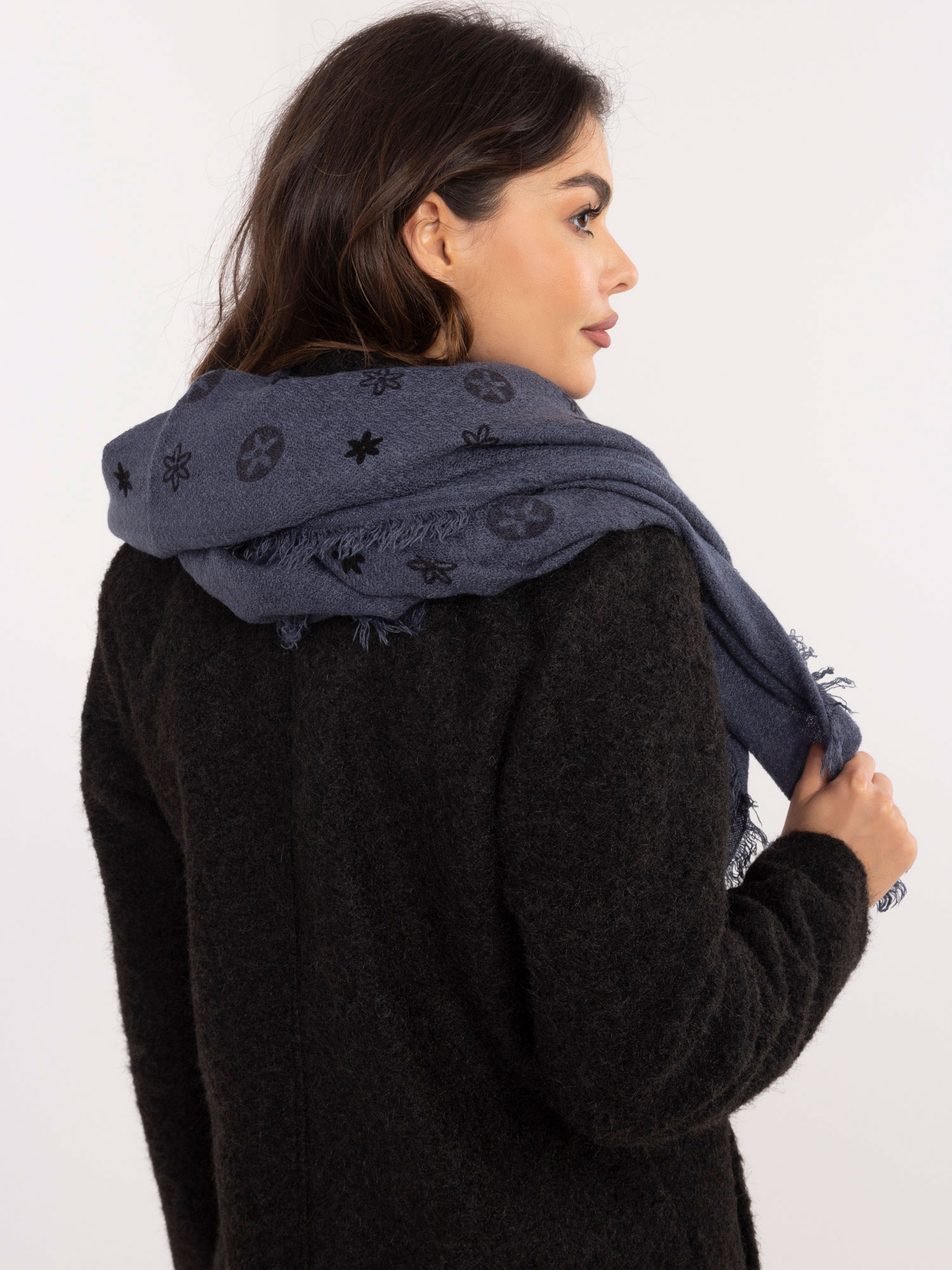 Scarf-AT-SZ-23504.93P-navy blue