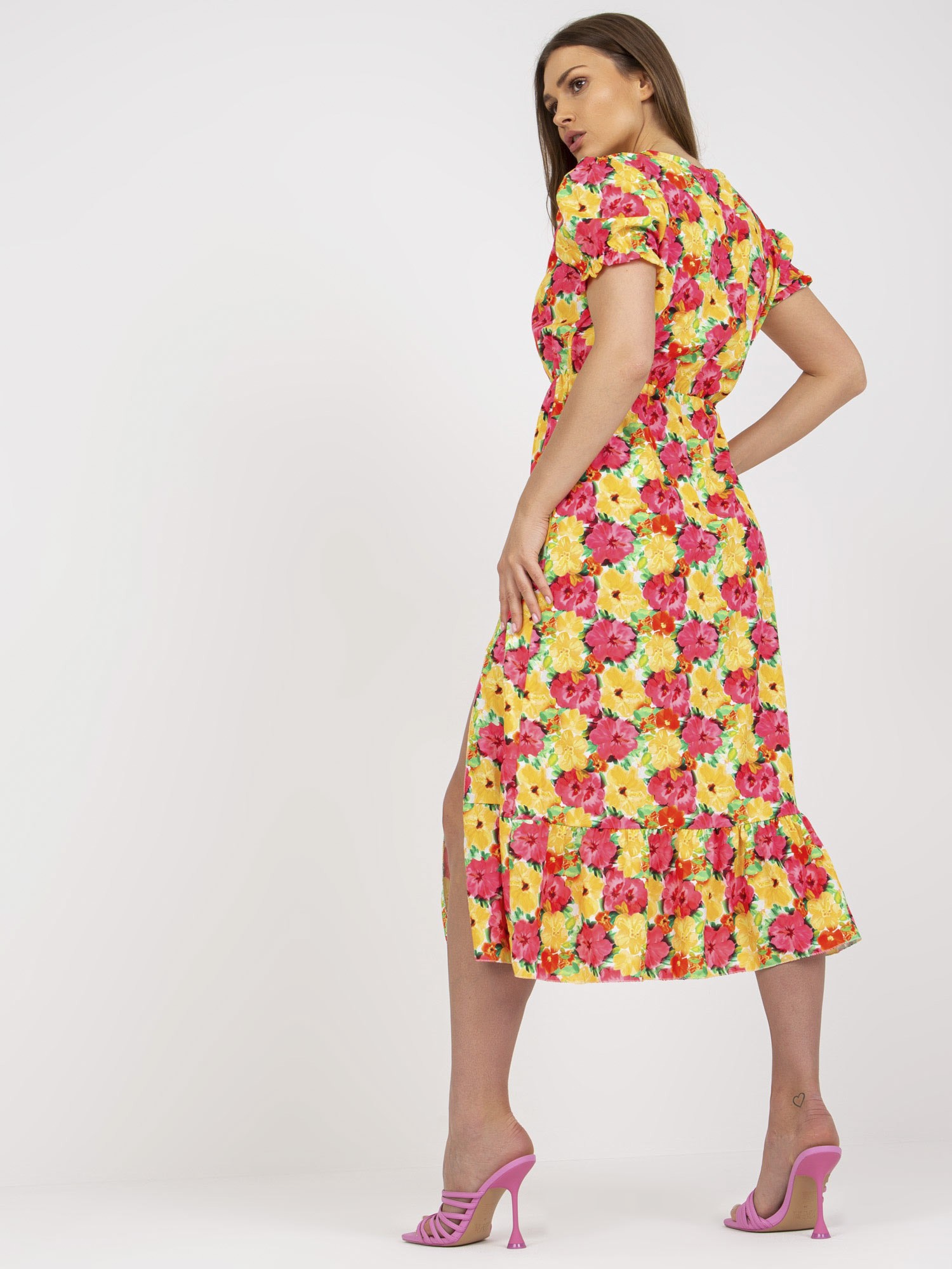 Dress-DHJ-SK-7006-3.39-yellow