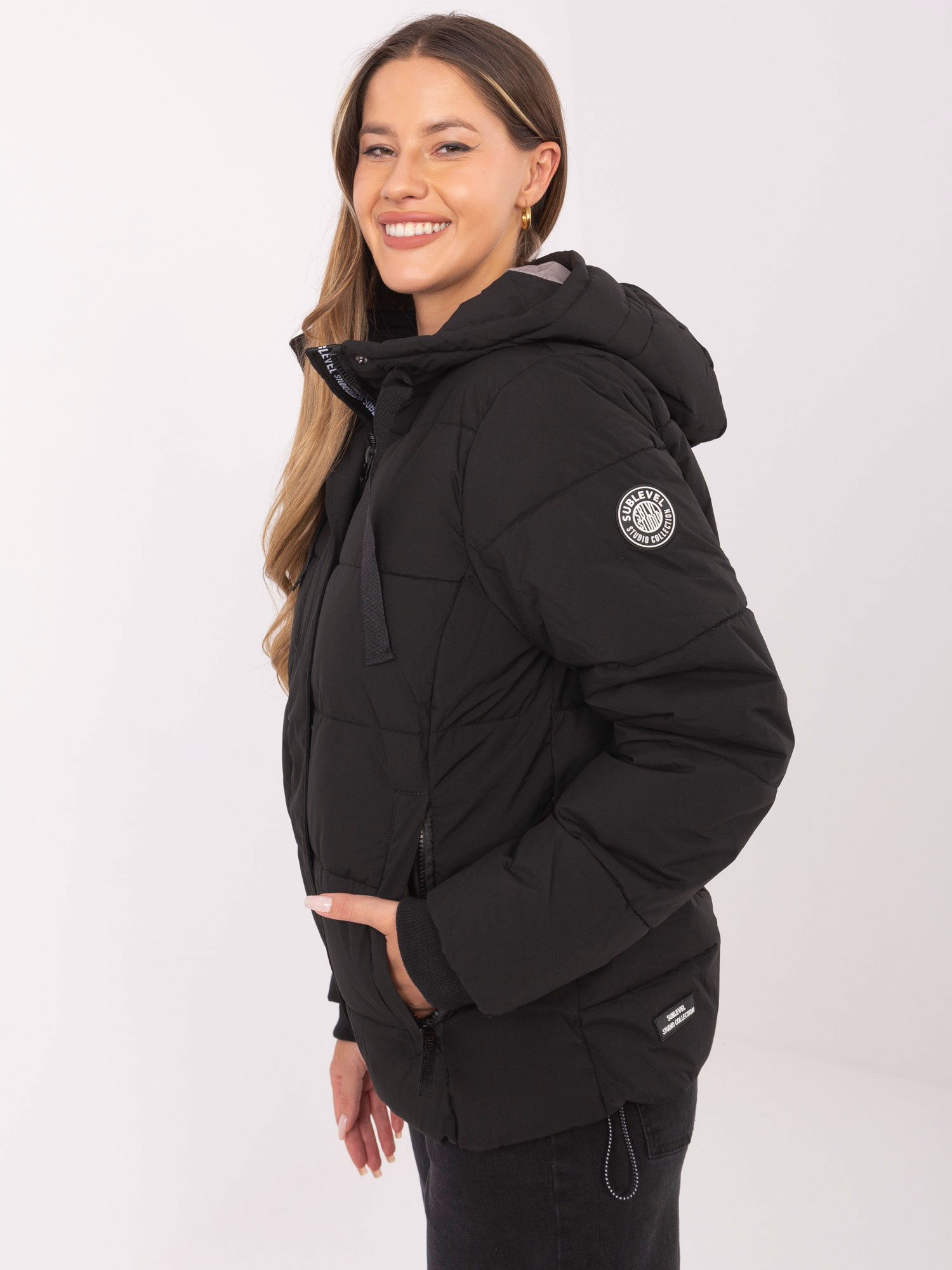 Jacket-D50022X44560A3NO-black