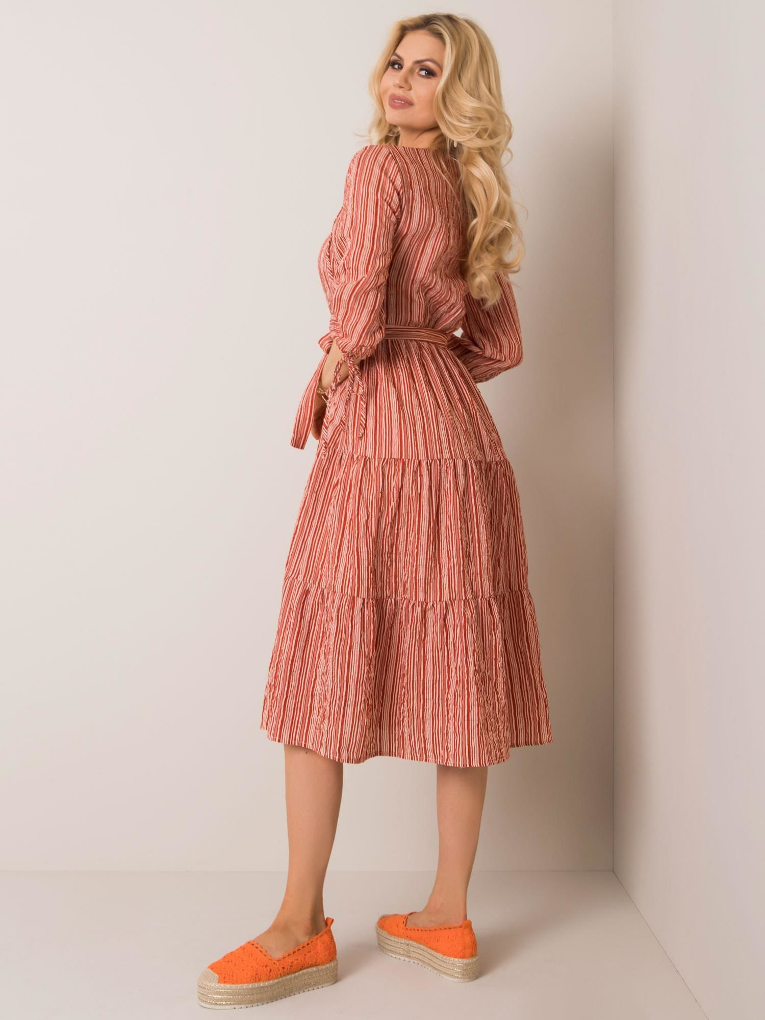 Dress-LK-SK-508005.07P-light brown